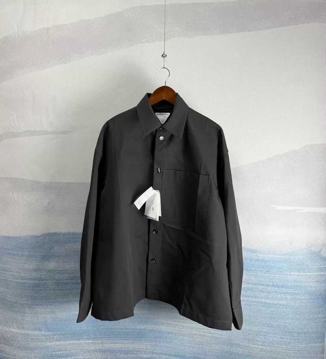 Bottega Veneta Bottega Veneta Black Utility Shirt 46 Size US S / EU 44-46 / 1 - 1 Thumbnail