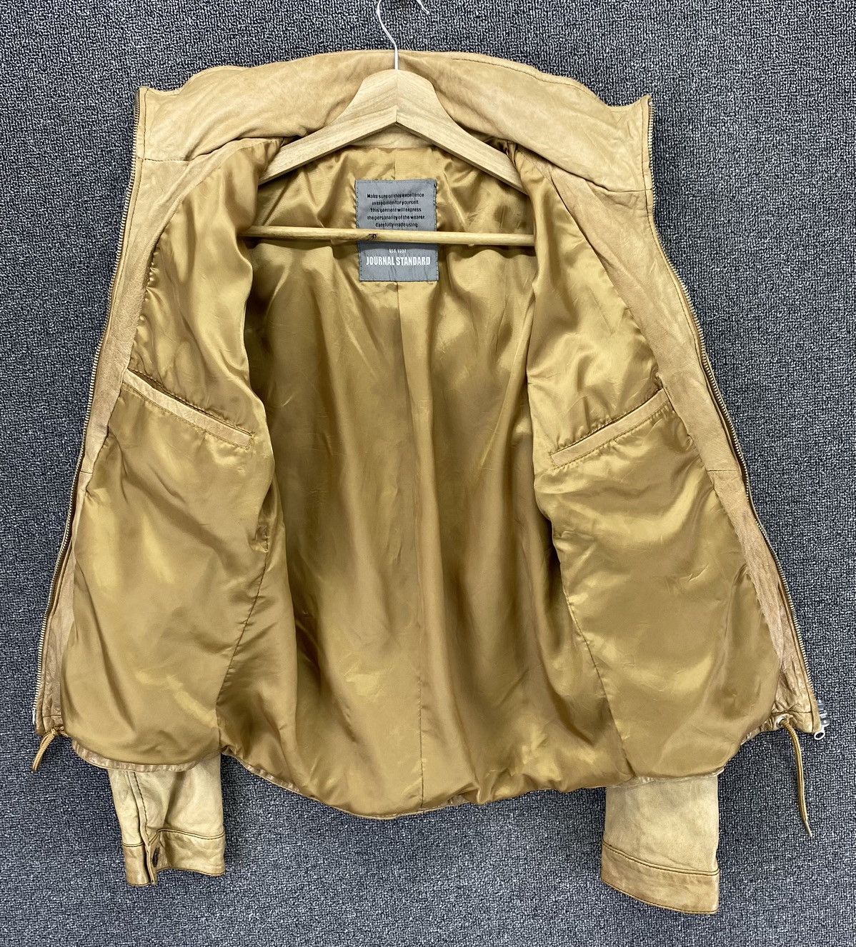 Japanese Brand Vintage Journal Standard Sheep Leather Jacket Size L / US 10 / IT 46 - 7 Thumbnail