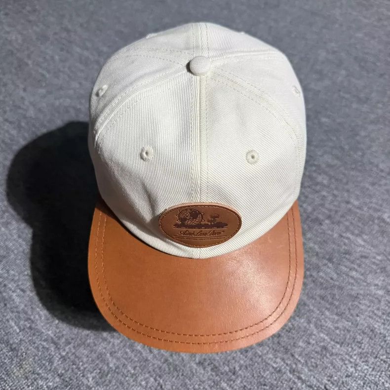 The Real McCoy's The Real McCoy Leather and embossed canvas duckbill basebal Size ONE SIZE - 1 Thumbnail