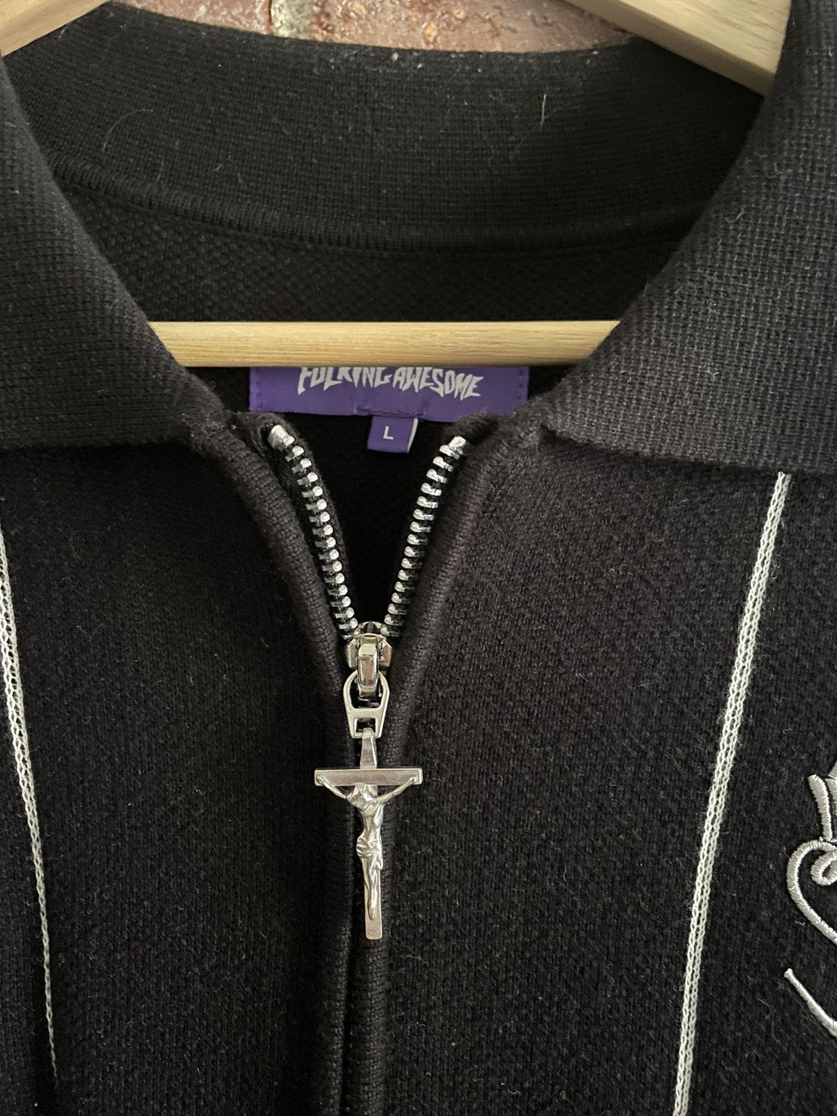 Fucking Awesome FA bullshirt zip cardigan | Grailed