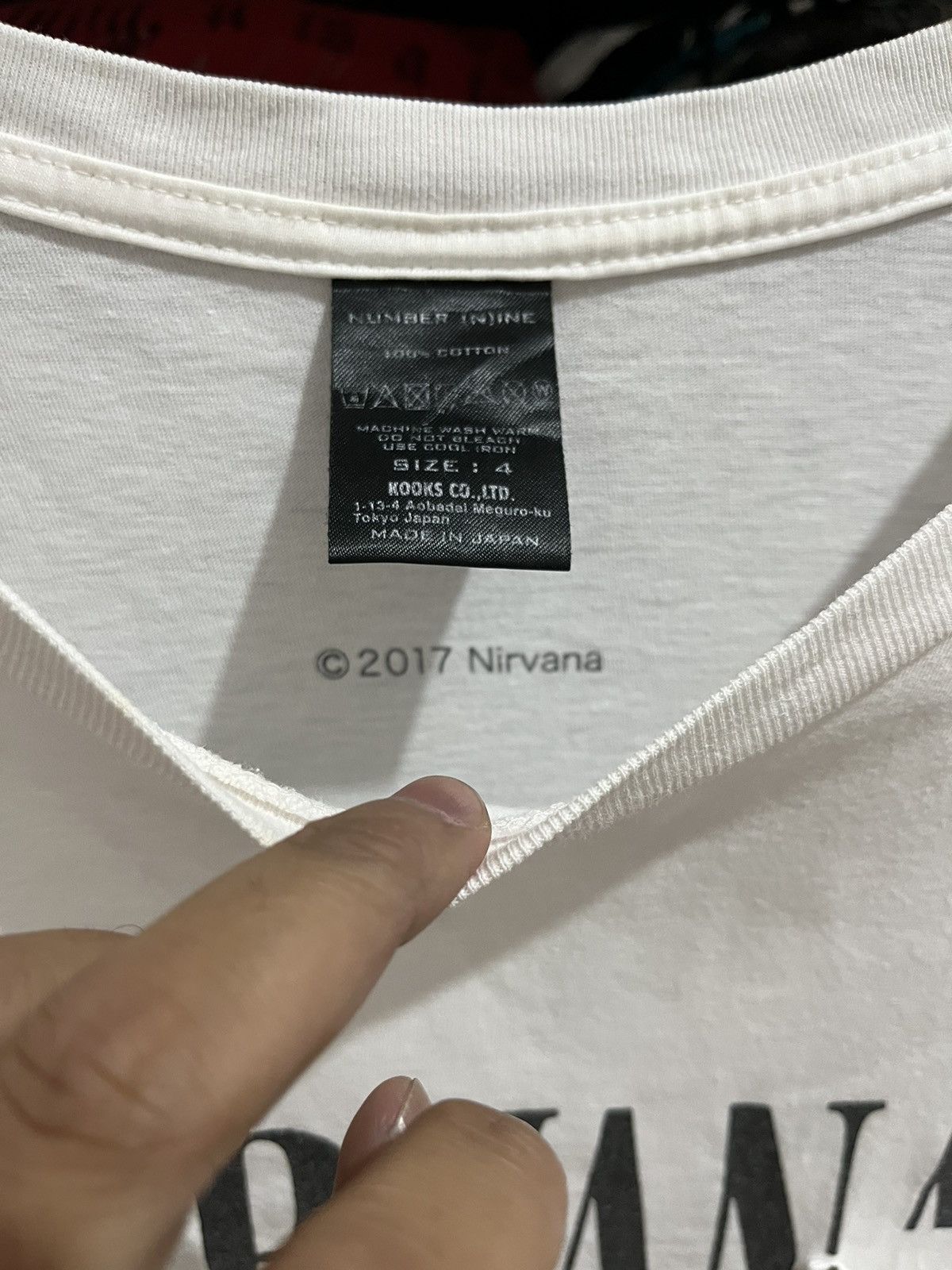 Nirvana × Number (N)ine × Takahiromiyashita The Soloist. Number (n)ine NIRVANA vestibule 2017 tees Size US L / EU 52-54 / 3 - 6 Thumbnail