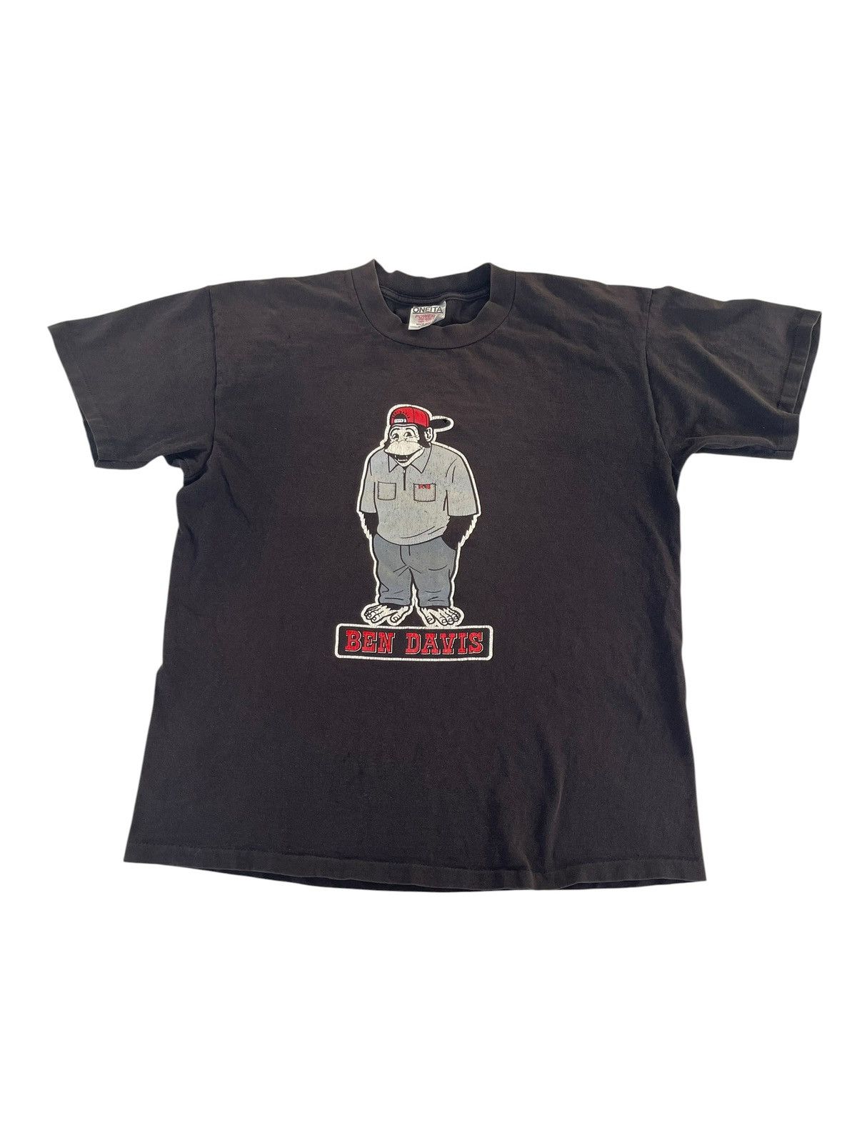 Ben Davis Thrashed 90's Vintage Ben Davis Gorilla Disstressed Tee Size US L / EU 52-54 / 3 - 1 Thumbnail