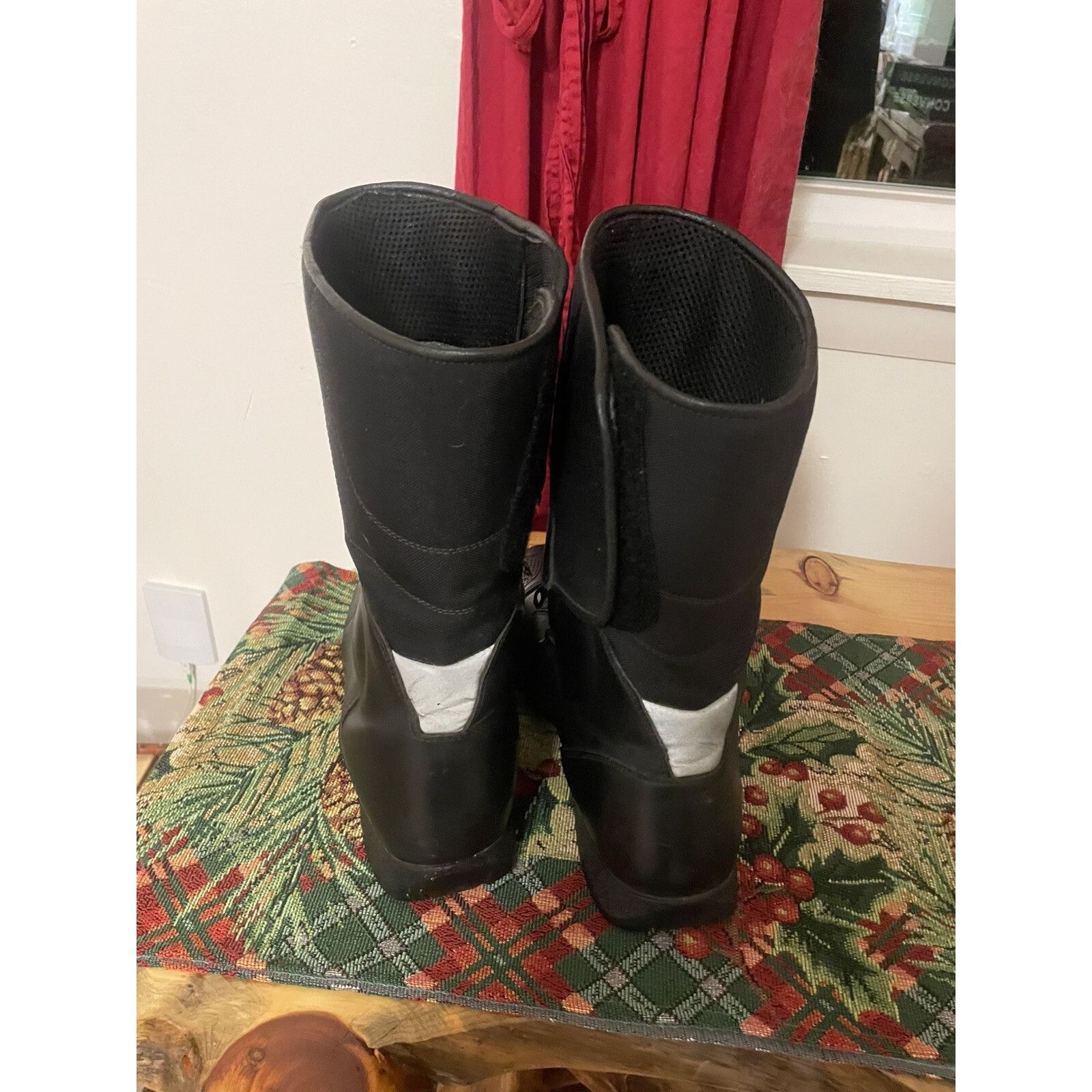 BMW BMX Leather Goretex Biker Boots Size 12.5 Size US 12.5 / EU 45-46 - 5 Thumbnail