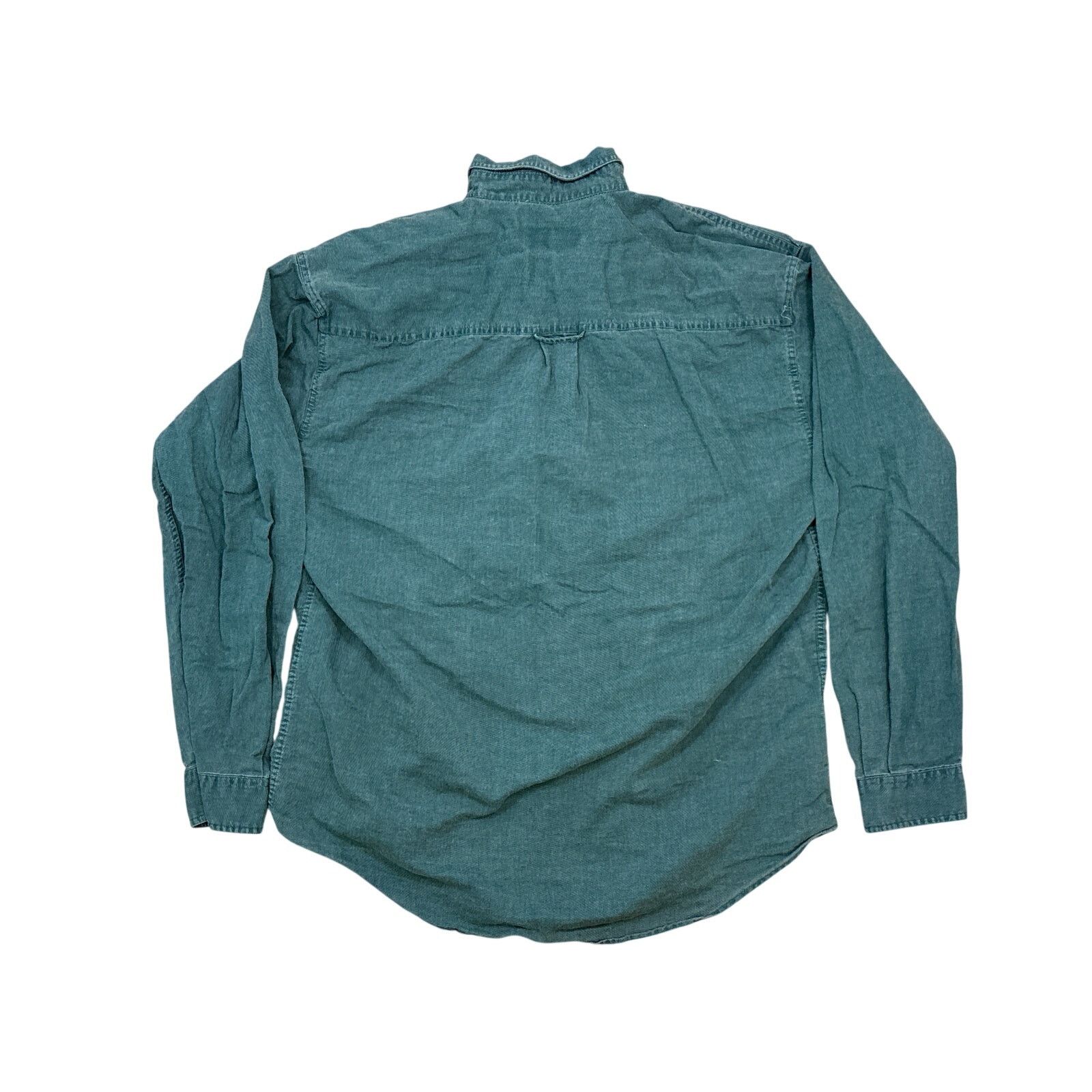 Eddie Bauer Vtg 90s Eddie Bauer button up Forest Green shirt large Size US L / EU 52-54 / 3 - 4 Thumbnail
