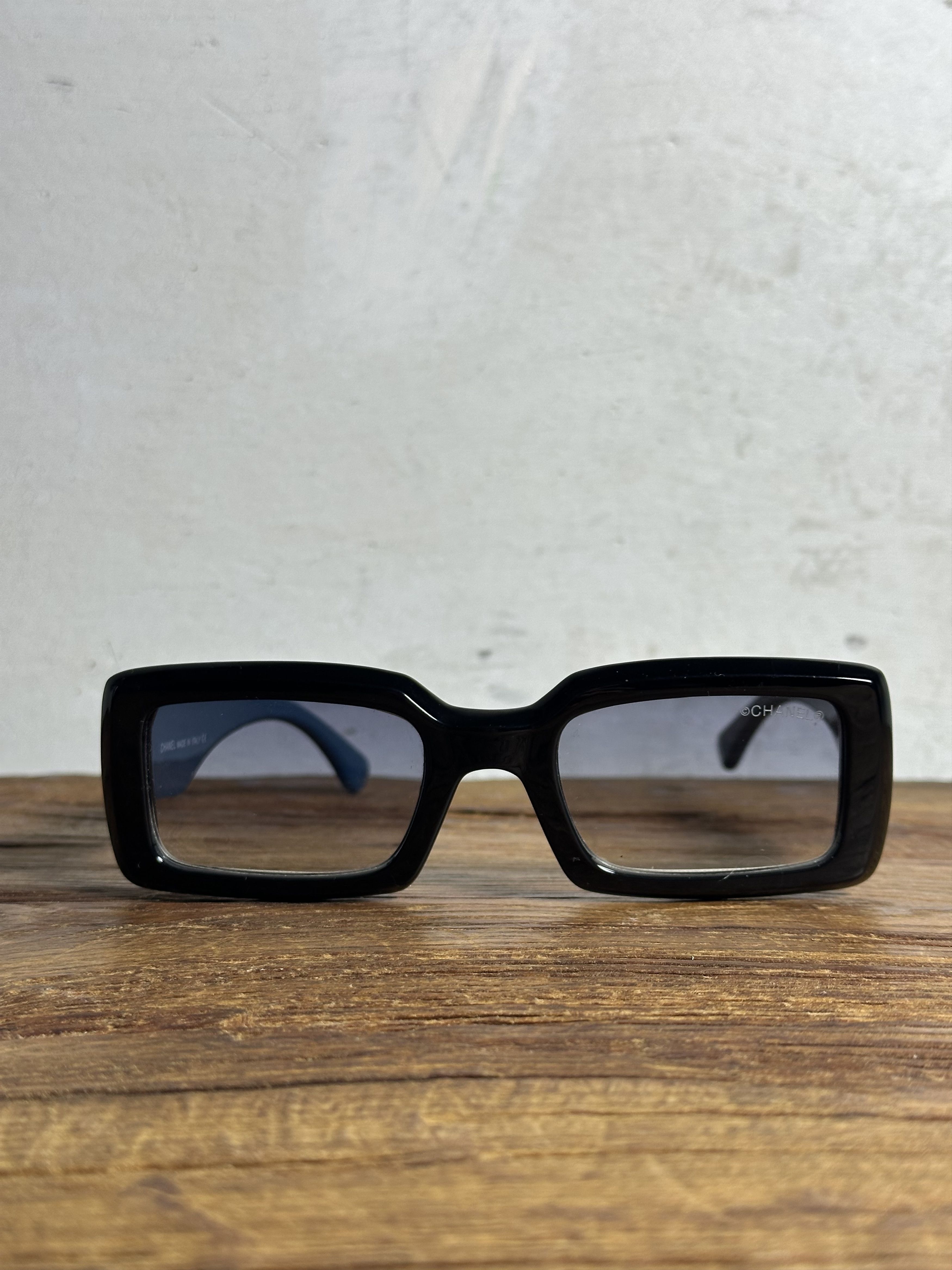 Chanel Chanel Acetate Rectangle Sunglasses Size ONE SIZE - 7 Thumbnail