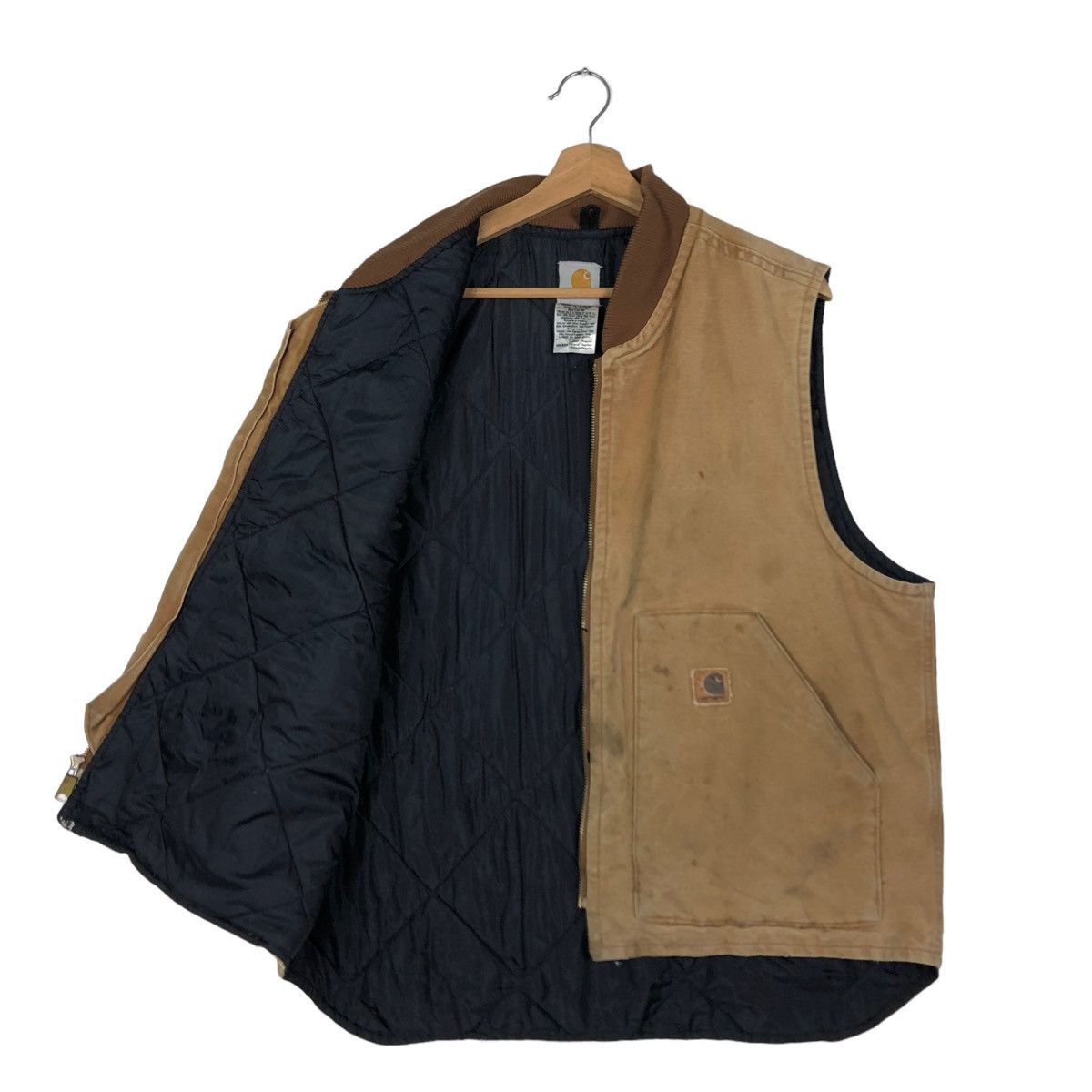 Carhartt 🔥VINTAGE CARHARTT RUSTY WORN TANK TOP WORKER USA Size US L / EU 52-54 / 3 - 8 Thumbnail