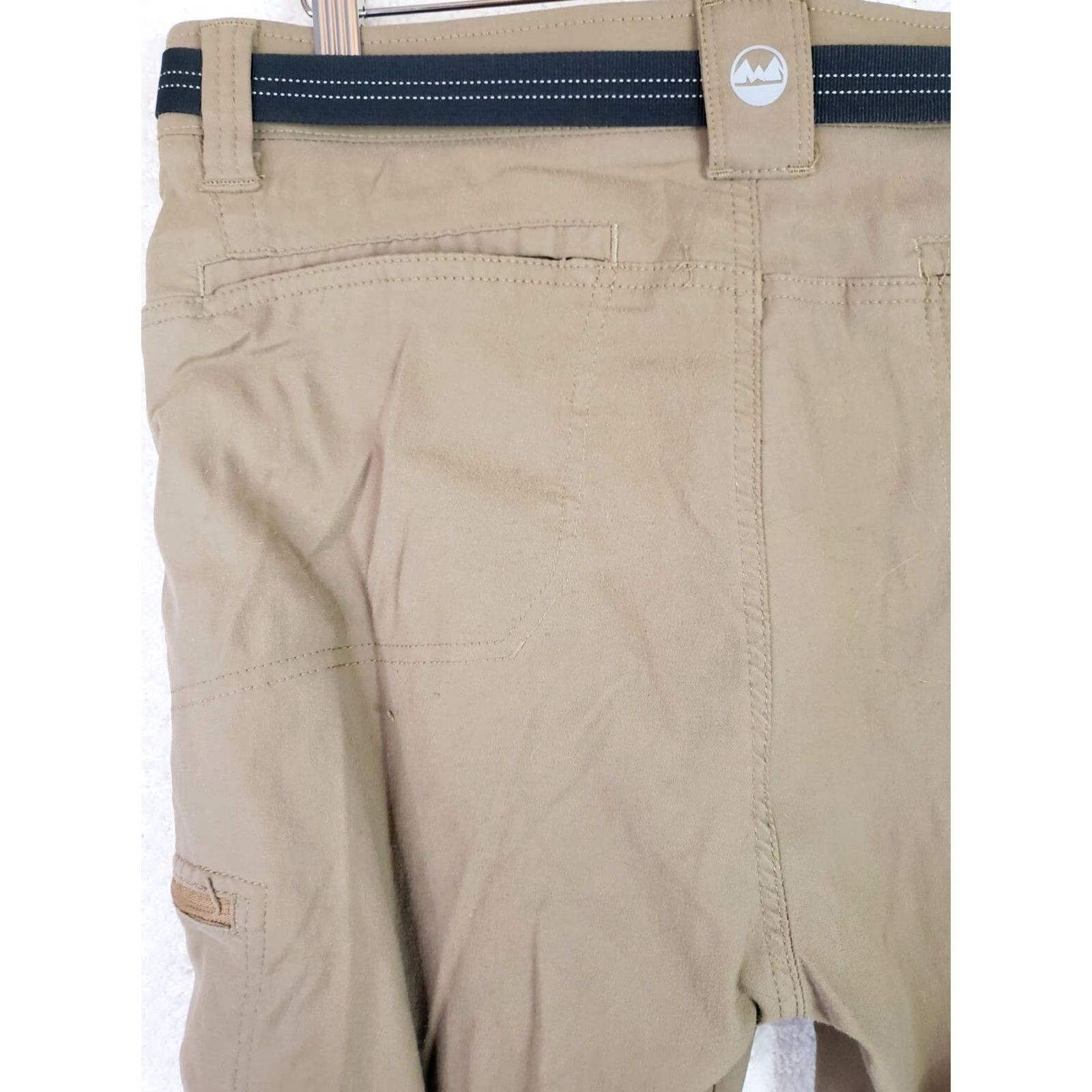 Wrangler Wrangler ATG Men's 36x32 Performance Pant Straight Fit Tan With Belt Size US 36 / EU 52 - 7 Thumbnail