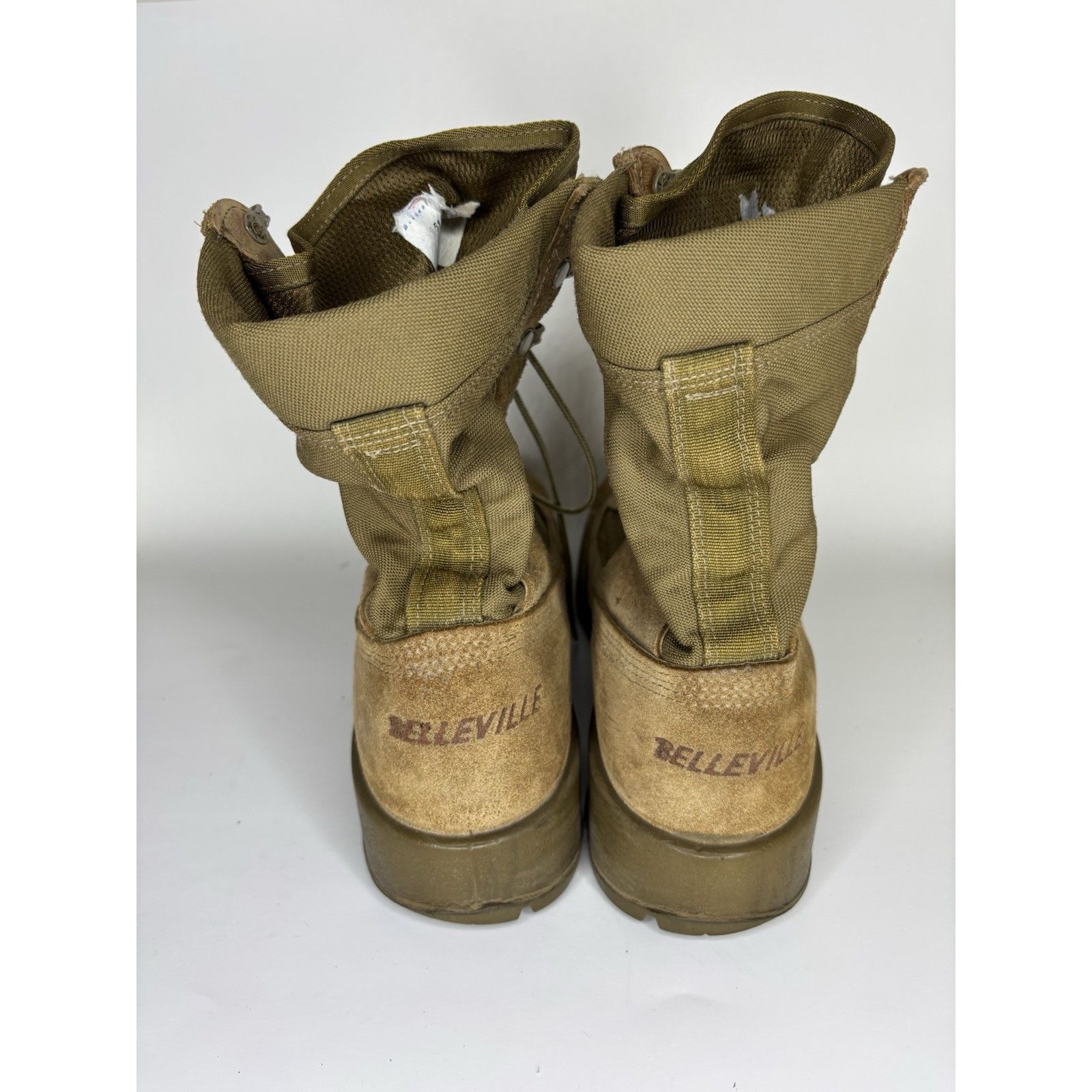 Belleville Belleville Boots Steel Toe Men Size 10R Green Brown Suede La Size US 10 / EU 43 - 4 Thumbnail