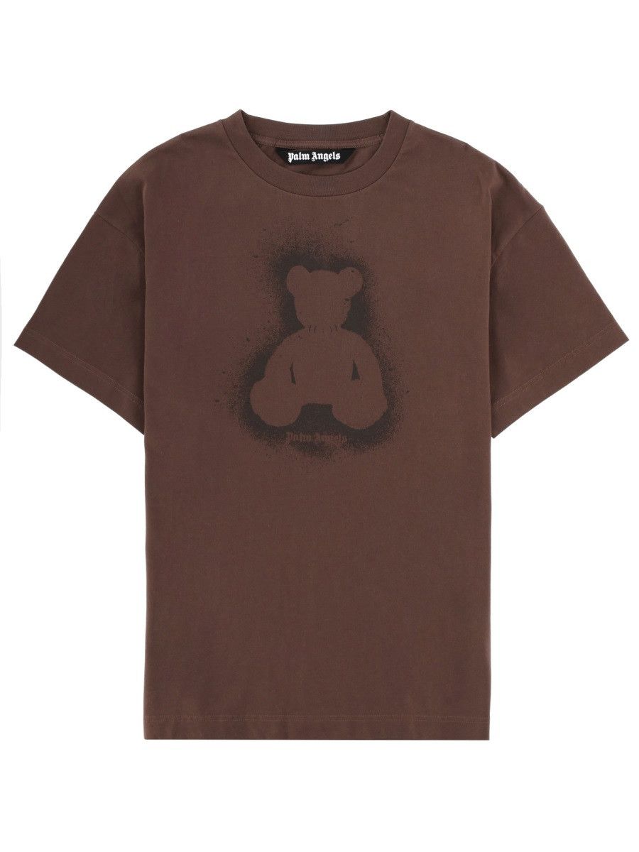 Palm Angels PALM ANGELS T-SHIRT "BEAR" - BROWN Size US M / EU 48-50 / 2 - 1 Thumbnail