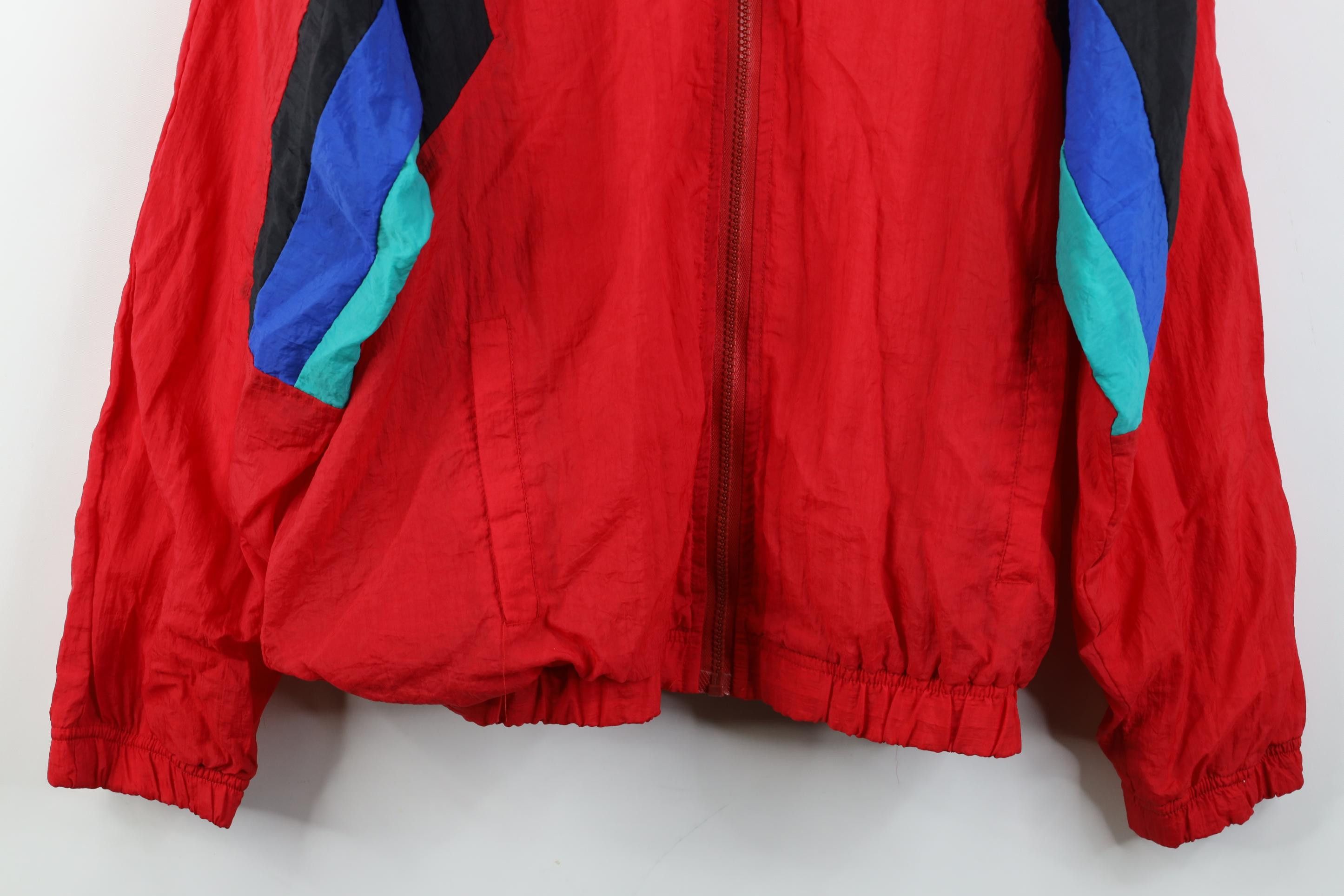 Vintage Vintage 90s Streetwear Lined Full Zip Windbreaker Jacket Size US L / EU 52-54 / 3 - 3 Thumbnail