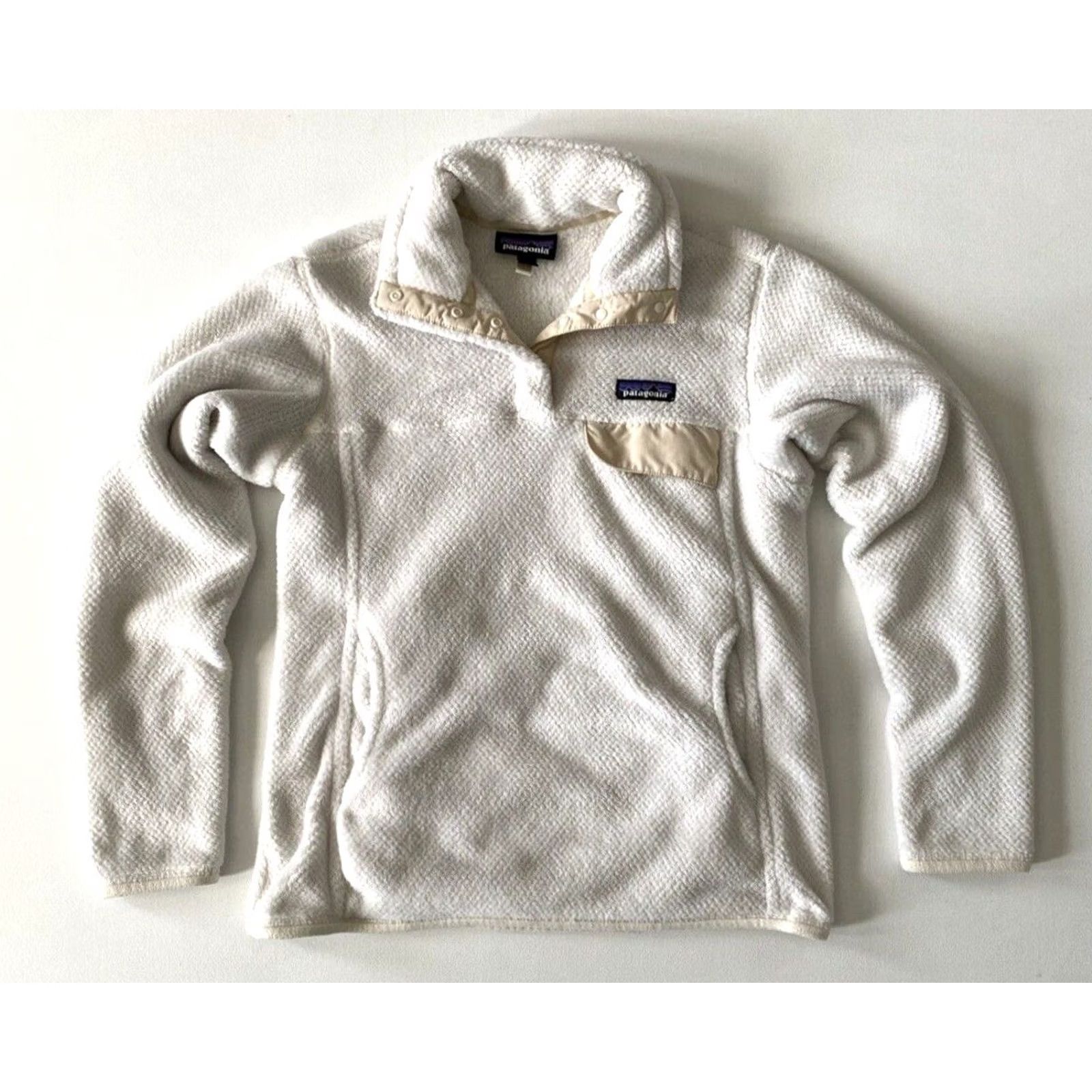 Patagonia Patagonia Women’s Re-Tool Snap-T Pullover Shirt XS-XL Linen White Pullover Mock Neck Fleece 25442 25442FA17 Size M Size M / US 6-8 / IT 42-44 - 6 Thumbnail