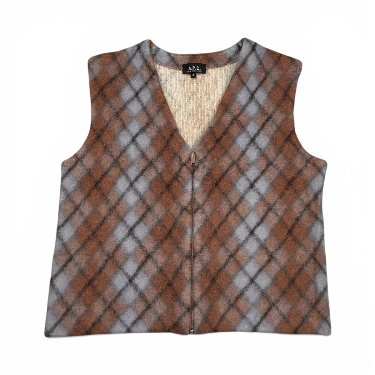 A.P.C. A.P.C Rue De Fleurus Paris Vest Wool Size US M / EU 48-50 / 2 - 1 Thumbnail