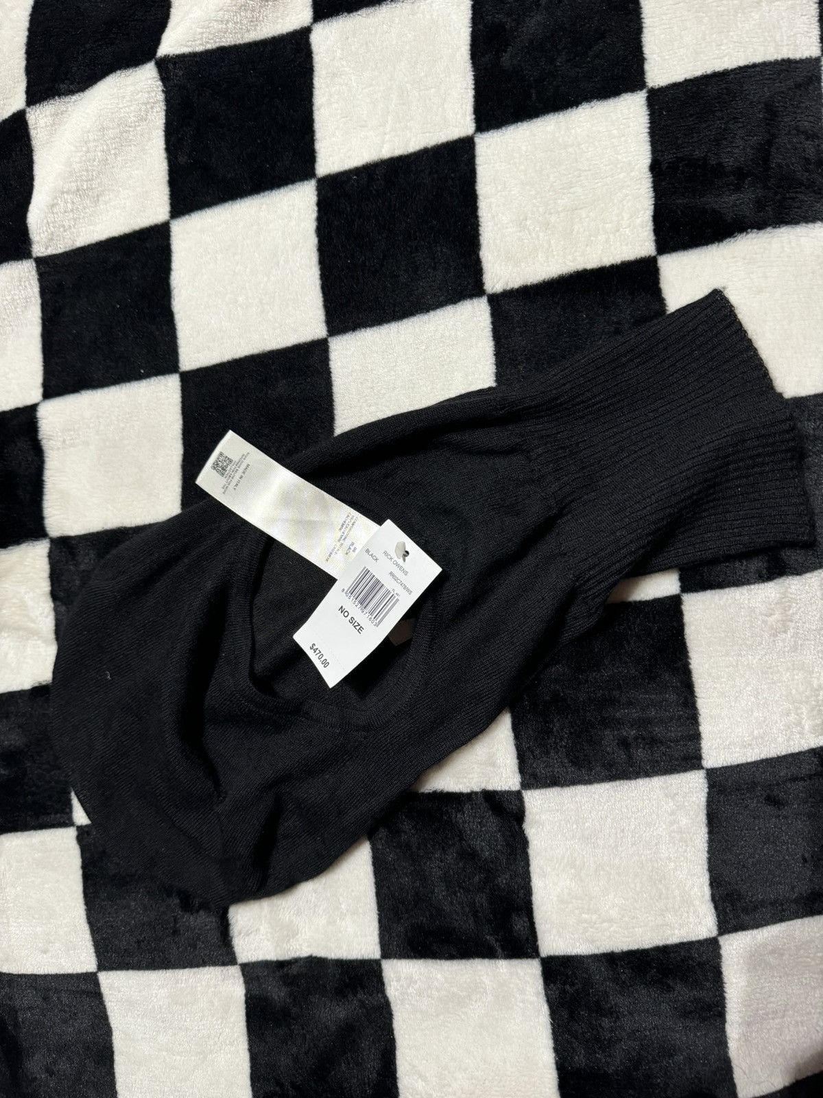 Rick Owens FW23 $523 SKI MASK BALACLAVA MAINLINE CASHMERE FACE LUXOR Size ONE SIZE - 3 Thumbnail