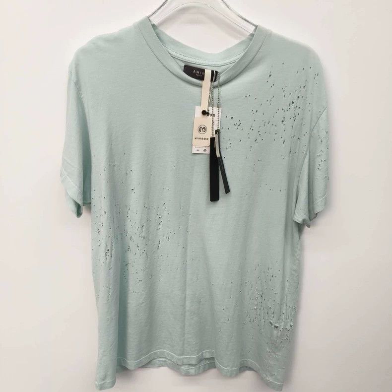 Amiri Amiri Tiffany blue shotgun denim pant Size US 30 / EU 46 - 1 Thumbnail