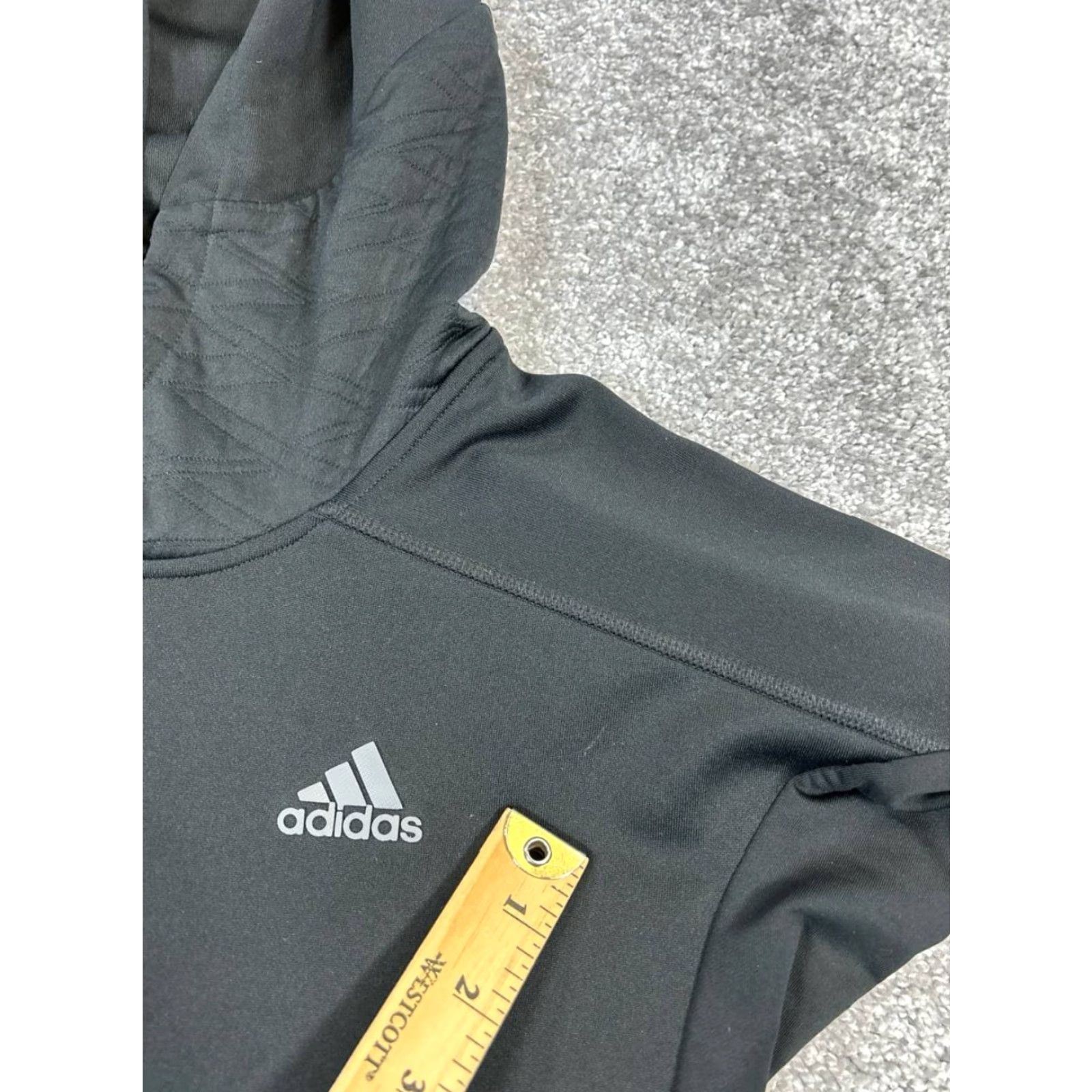 Adidas ADIDAS Hoodie Womens Small Black Pullover Mock Neck Activewear Running Pullover Logo Size S / US 4 / IT 40 - 4 Thumbnail