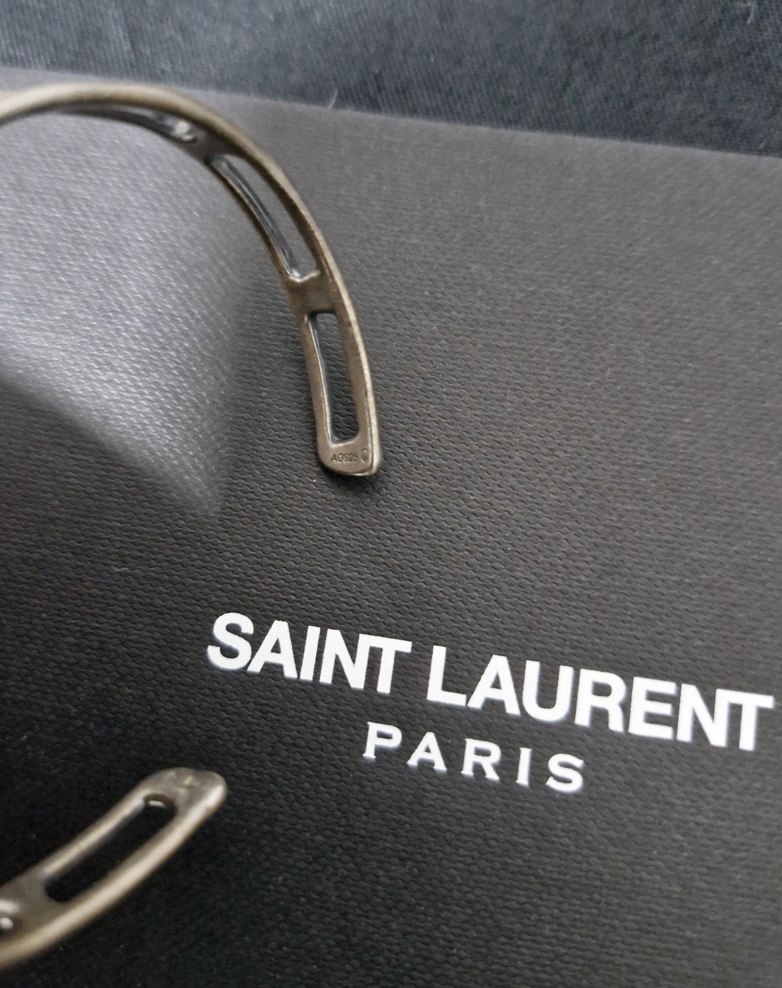 Saint Laurent Paris AW13 Silver Cuff Size ONE SIZE - 4 Thumbnail