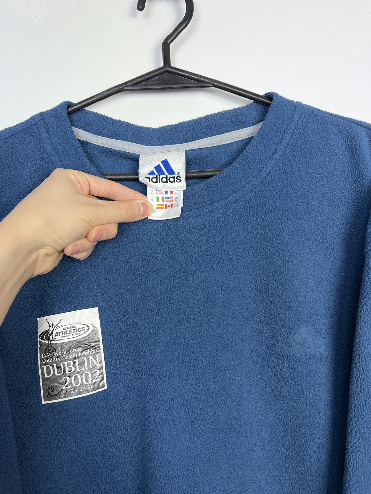 Adidas Polar Adidas IAAF World Cross Championship 2002 Dublin Size US XL / EU 56 / 4 - 2 Thumbnail