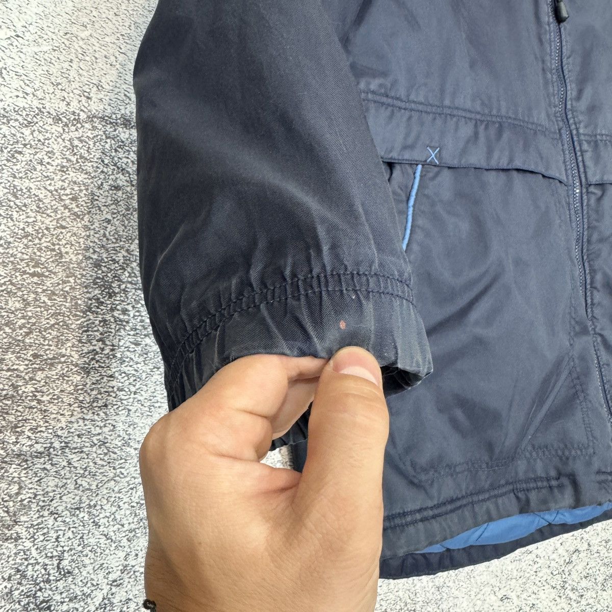 Nike × Vintage Vintage Nike Navy Jacket M size Size US M / EU 48-50 / 2 - 4 Thumbnail