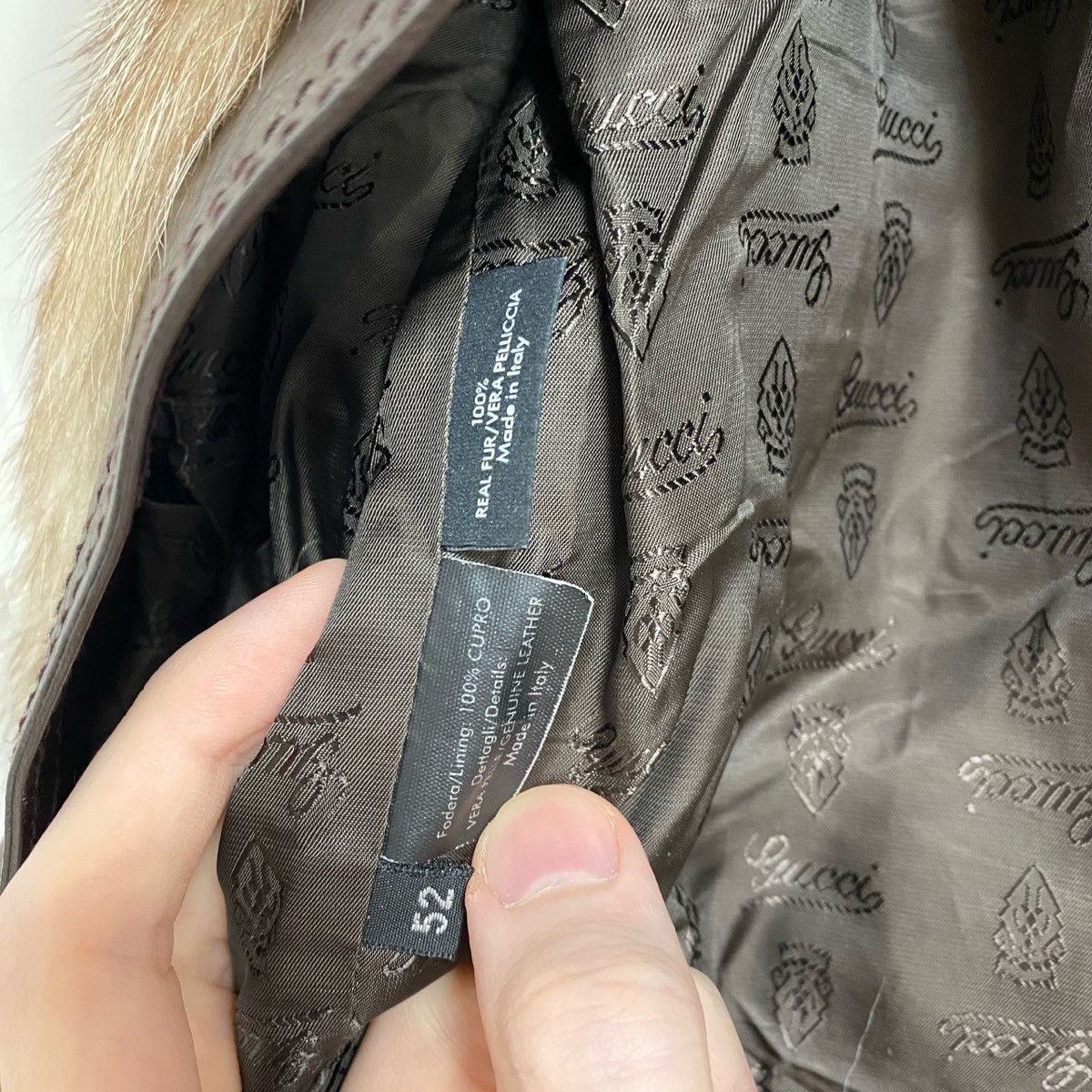 Gucci Gucci Runway opossum fur jacket FALL 2007 Size US L / EU 52-54 / 3 - 6 Thumbnail