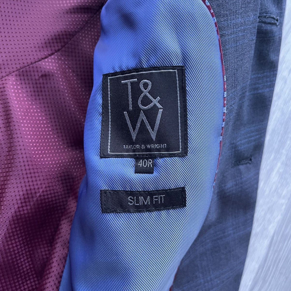 Other Taylor and Wright 2 Piece Slim Fit Suit Size 40R - 5 Thumbnail