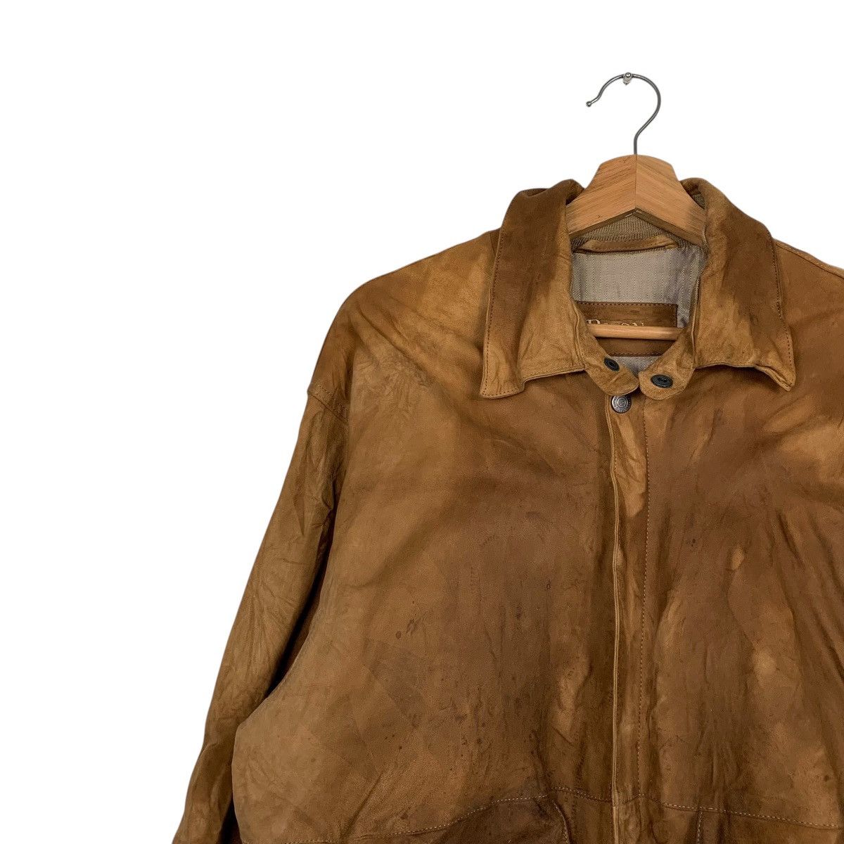 Japanese Brand Bison Suede Leather Jacket Size US M / EU 48-50 / 2 - 6 Thumbnail