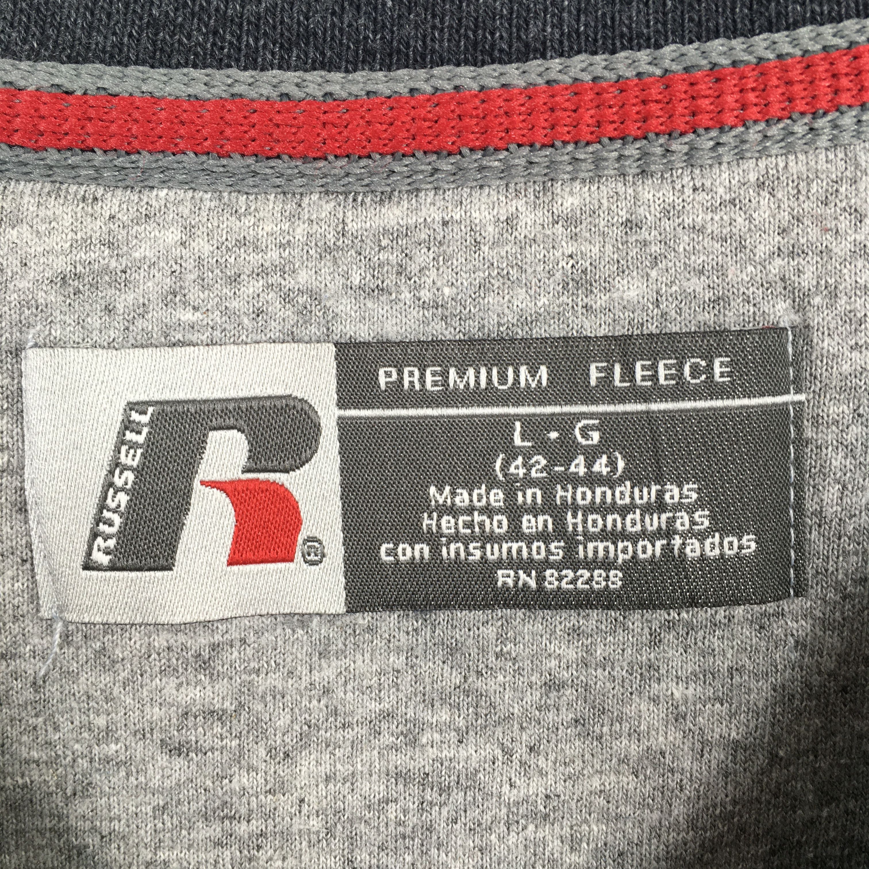 Russell Athletic × Vintage Vintage 90s Russell Athletic Gray Plain Sweatshirt Large Size US L / EU 52-54 / 3 - 4 Thumbnail