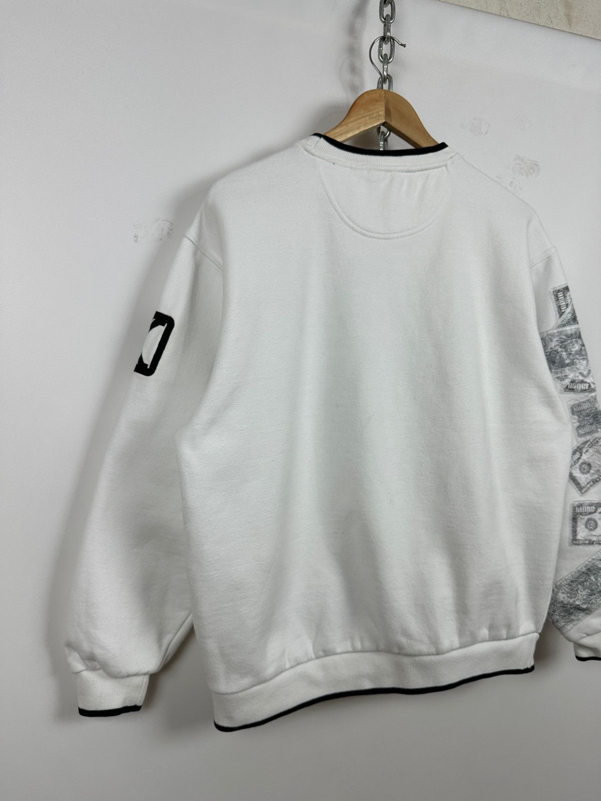 Karl Kani 90s Vintage Karl Kani Big Logo Dollar $ White Sweatshirt Size US S / EU 44-46 / 1 - 12 Thumbnail