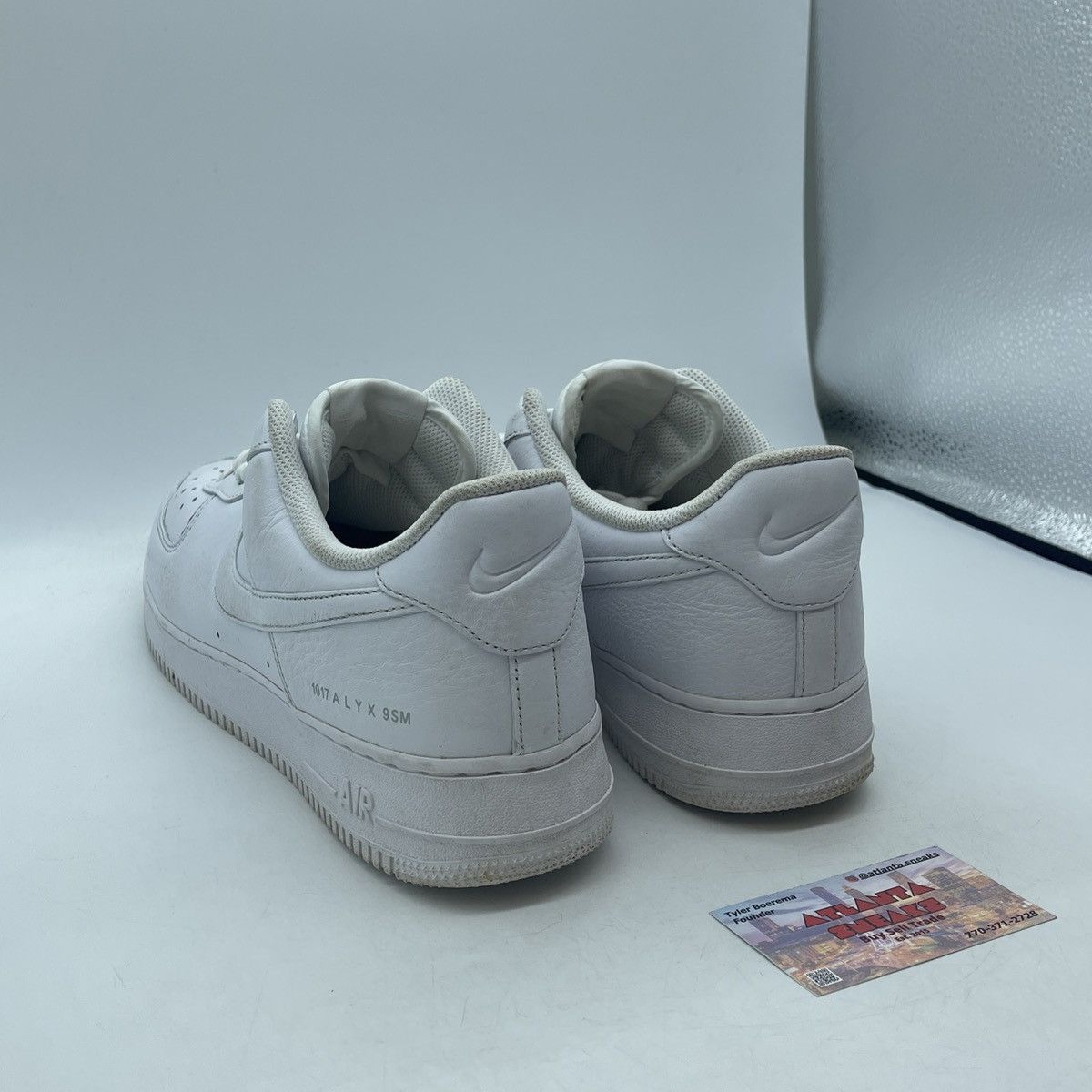 Nike Air Force 1 low triple white Size US 12.5 / EU 45-46 - 4 Thumbnail