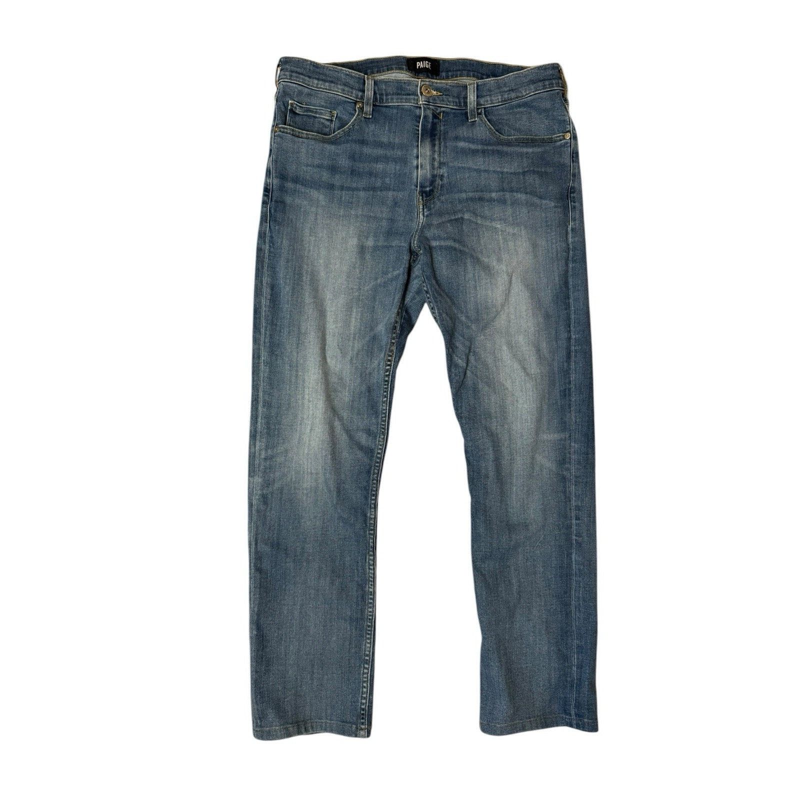 Paige Paige Federal Cartwright Medium Wash Jeans 36 X 30 Size US 36 / EU 52 - 1 Thumbnail
