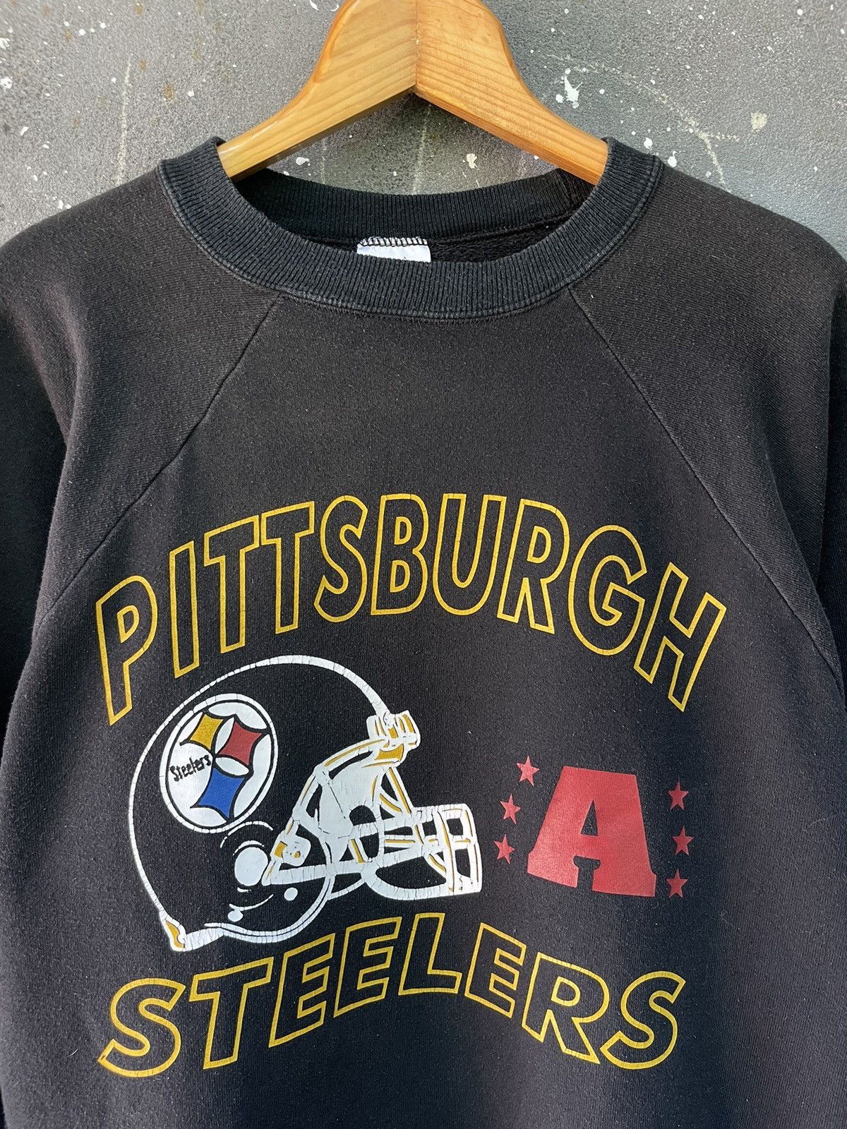 NFL Vintage 90’s Pittsburgh Streelers Crewneck Sweatshirt Hanes Size US XXL / EU 58 / 5 - 4 Thumbnail