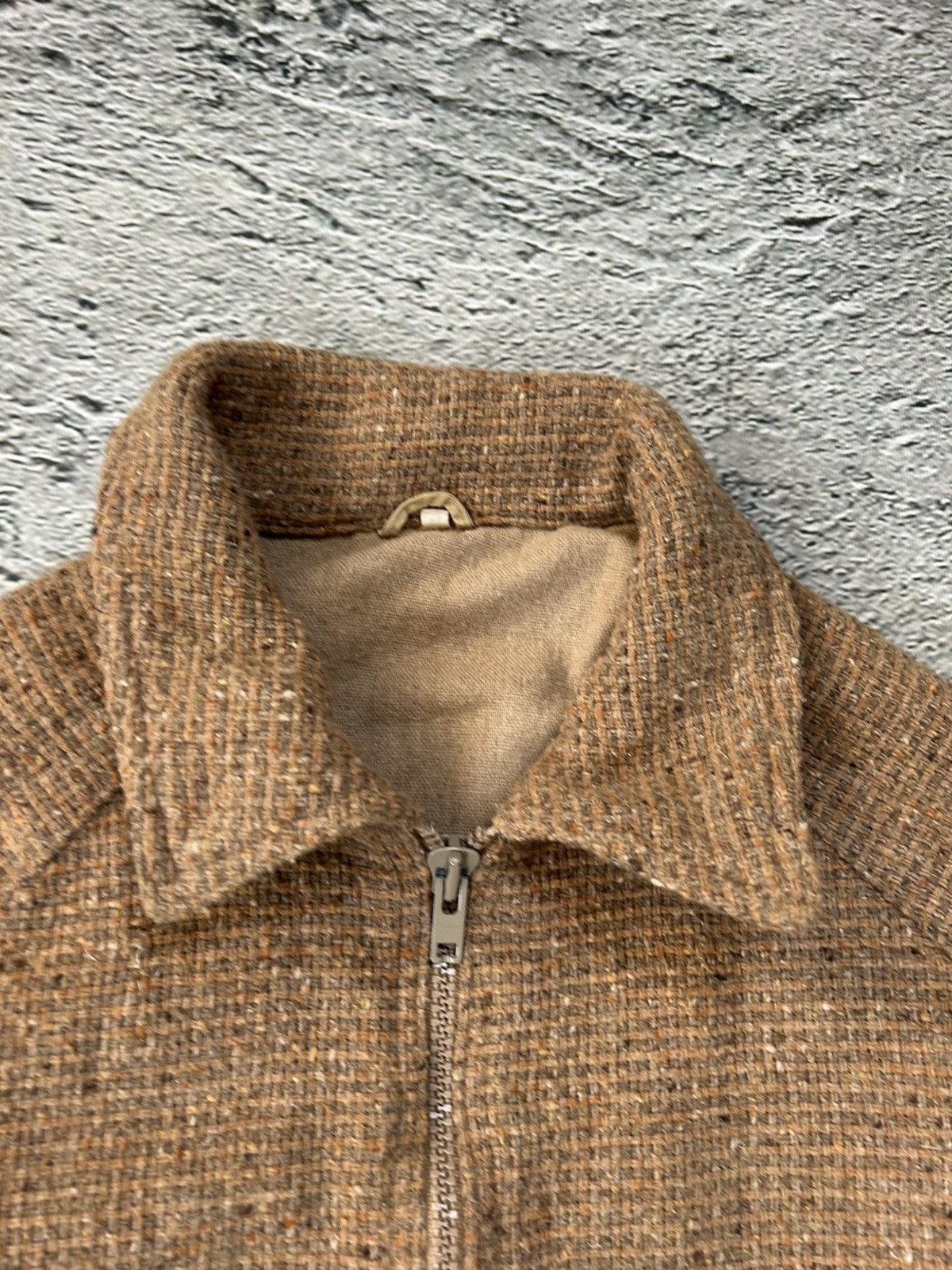 Other Italian true vintage wool jacket brown 60s Size US L / EU 52-54 / 3 - 2 Thumbnail