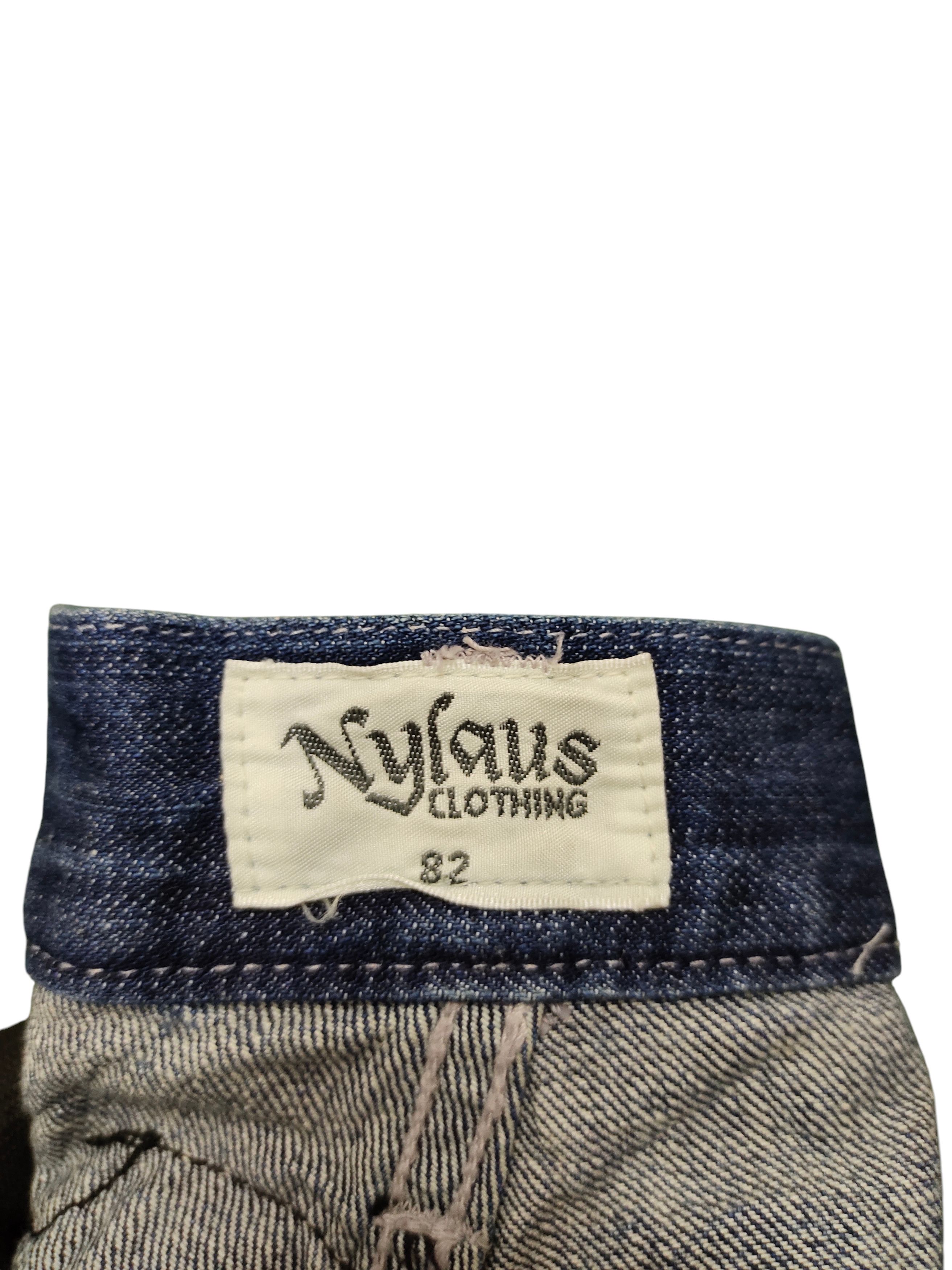 Kapital Nylaus Japan Wings Embroidered Clawmark Distress Faded Jeans Size US 30 / EU 46 - 11 Thumbnail