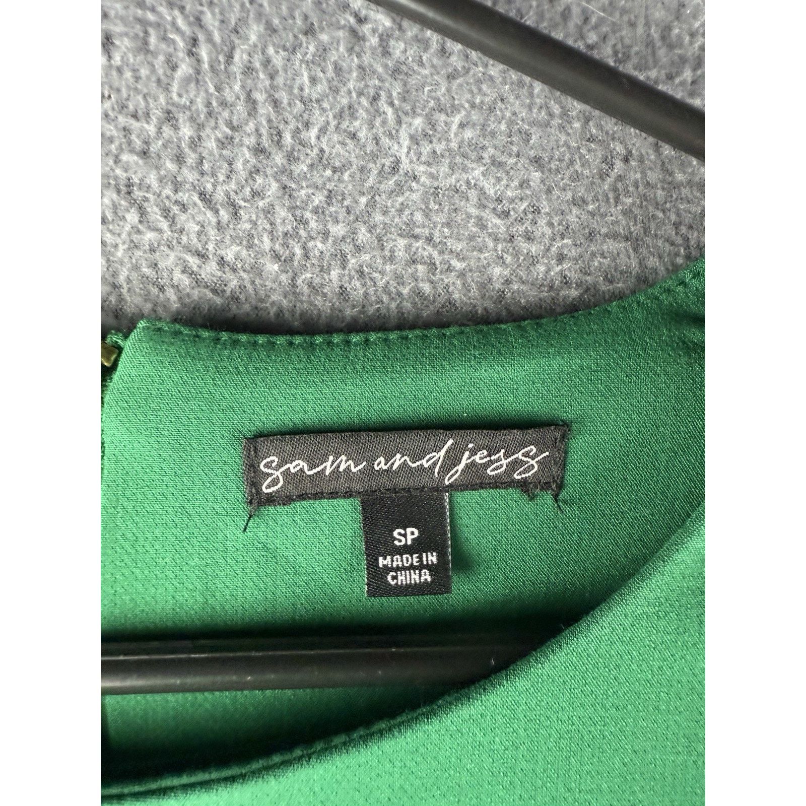 Other NWT Sam And Jess Sleeveless Orchard Green Ruffle Dress sz S Size S / US 4 / IT 40 - 3 Thumbnail