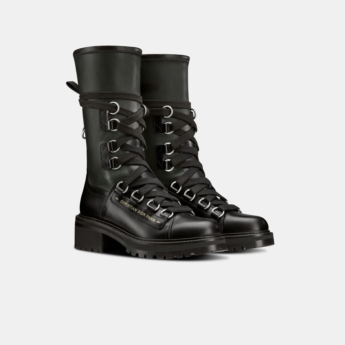 Dior o1bcso1str0226 D-Fight Ankle Boot in Black Size US 10 / IT 40 - 2 Thumbnail