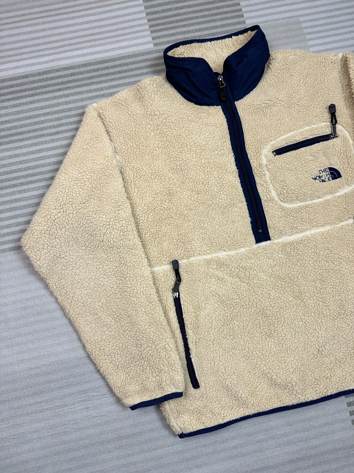 The North Face The North Face Sherpa Pullover Jacket Vintage 90s Size US L / EU 52-54 / 3 - 2 Thumbnail
