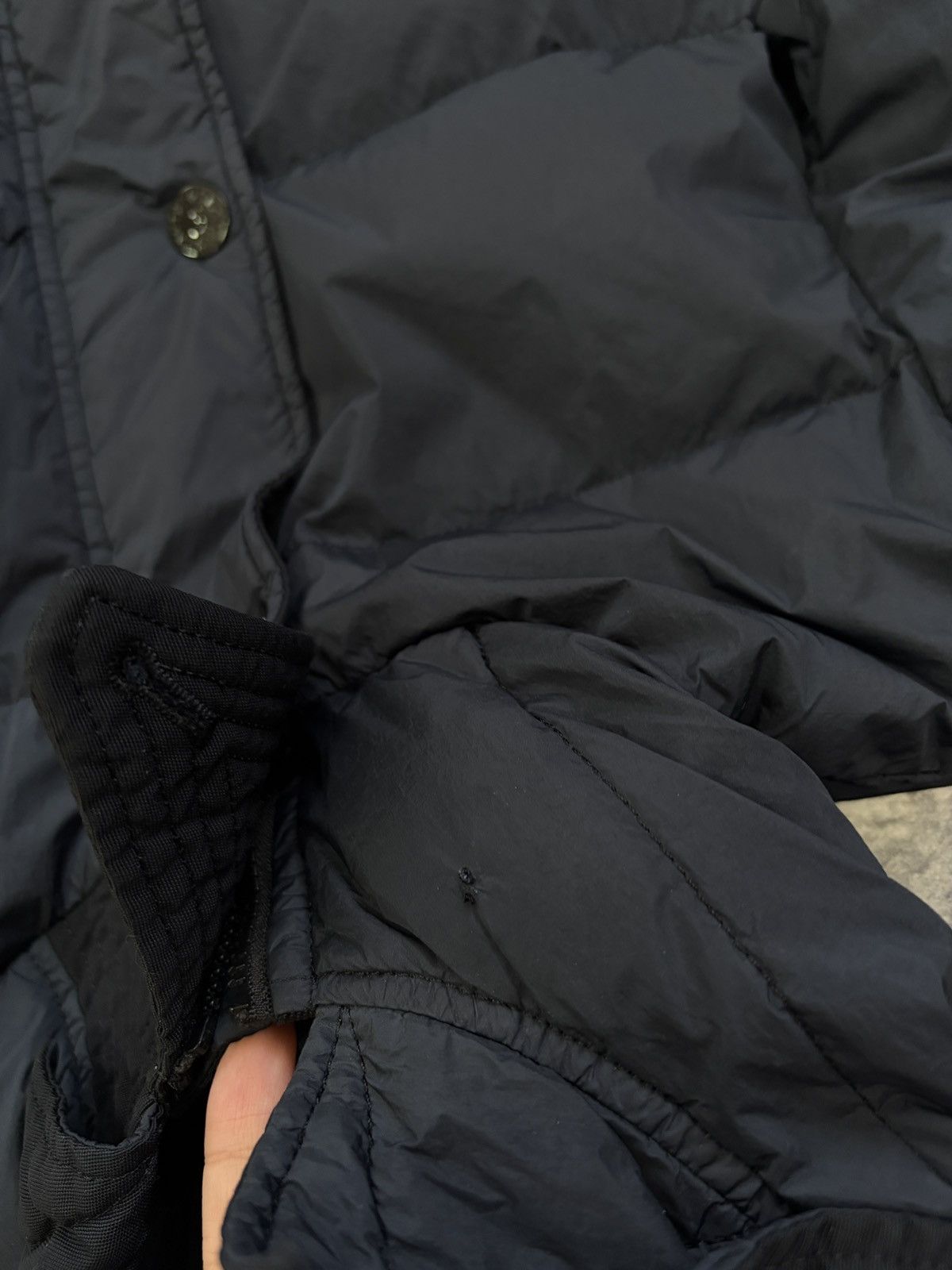 Stone Island Stone Island Junior Garment Dyed Nylon Down Jacket 14/164 Size US S / EU 44-46 / 1 - 12 Thumbnail