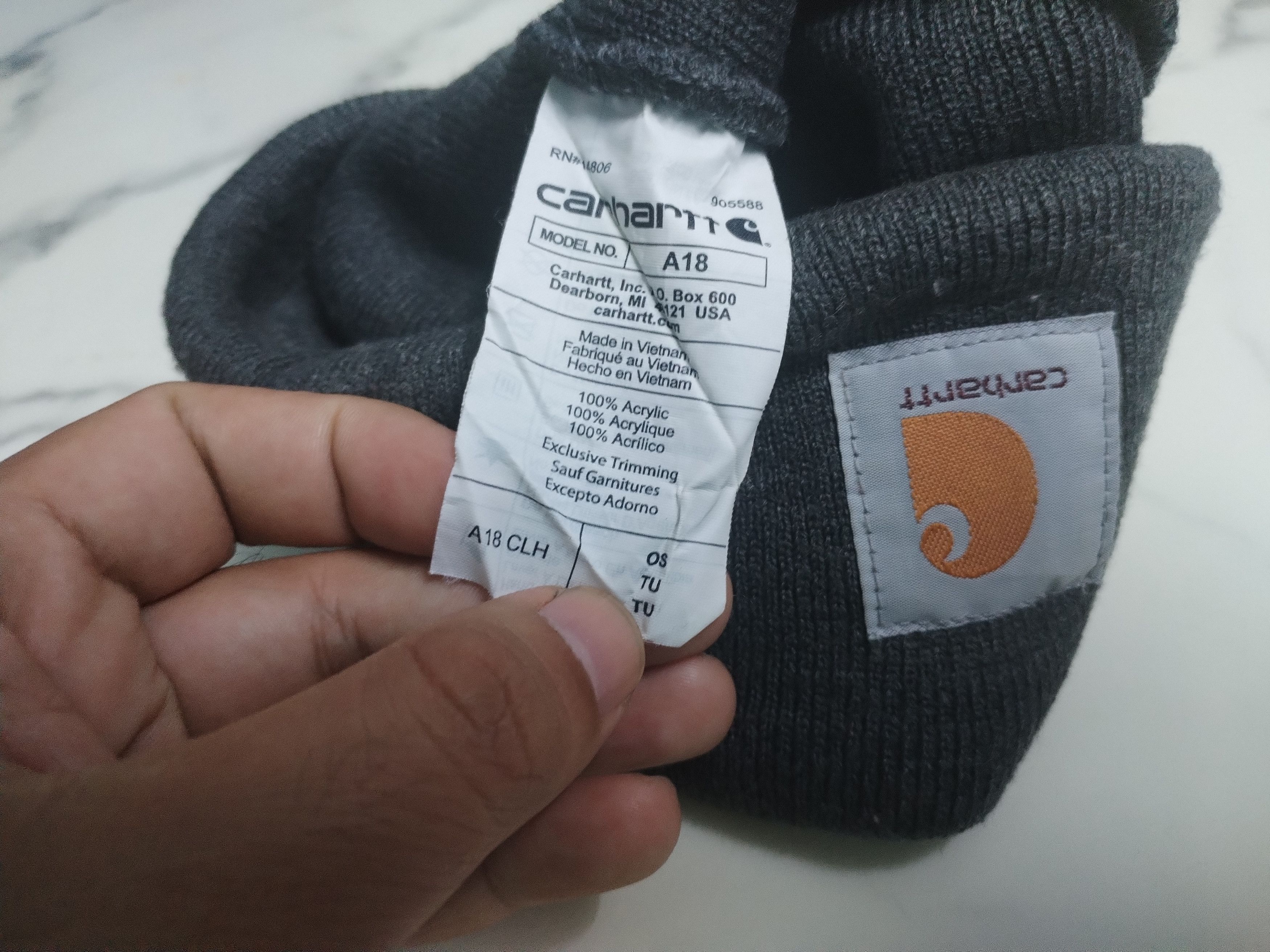 Carhartt × Carhartt Wip × Vintage BEANIE CARHARRT VERY RARE Size ONE SIZE - 4 Thumbnail