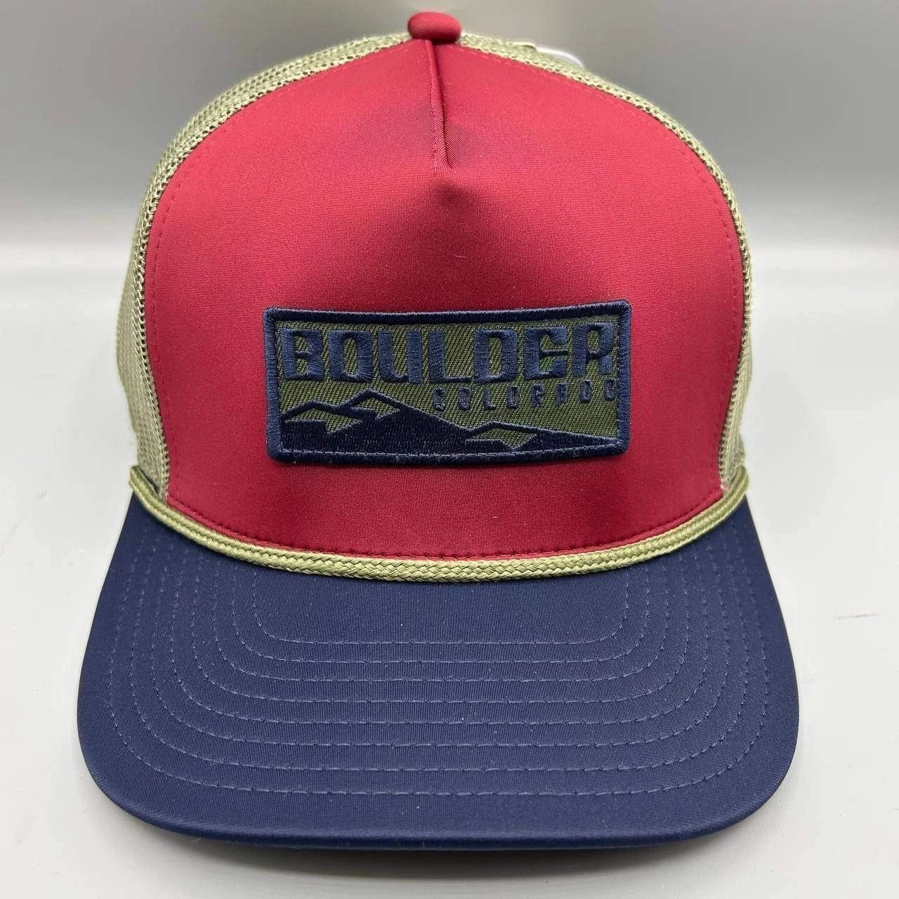 The Game Boulder Colorado Trucker Hat Men Red Blue The Game Snap Back Size ONE SIZE - 1 Thumbnail