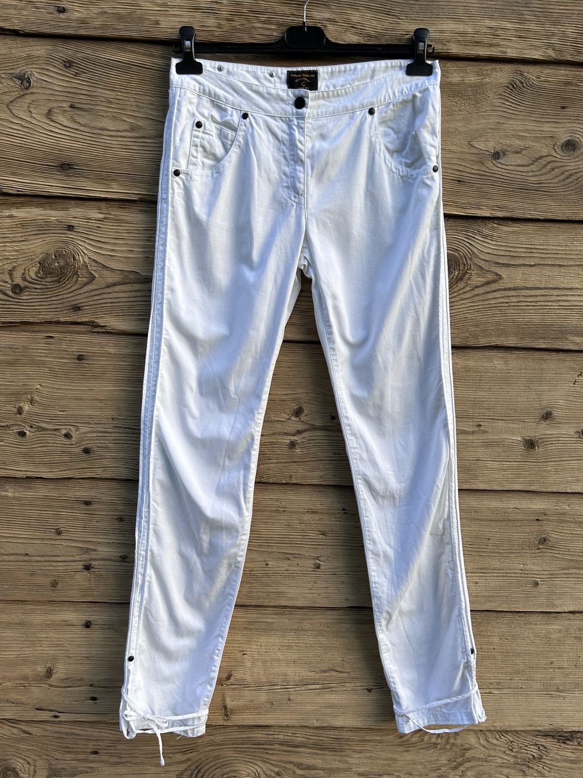 Vivienne Westwood Vintage Vivienne Westwood Leg Laces Jeans Pants Size 44 Size 30" / US 8 / IT 44 - 1 Thumbnail