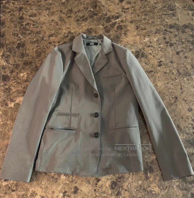 Raf Simons Raf Simons Metal fibre Metallo gray high-top luxury suit j Size 48R - 1 Thumbnail