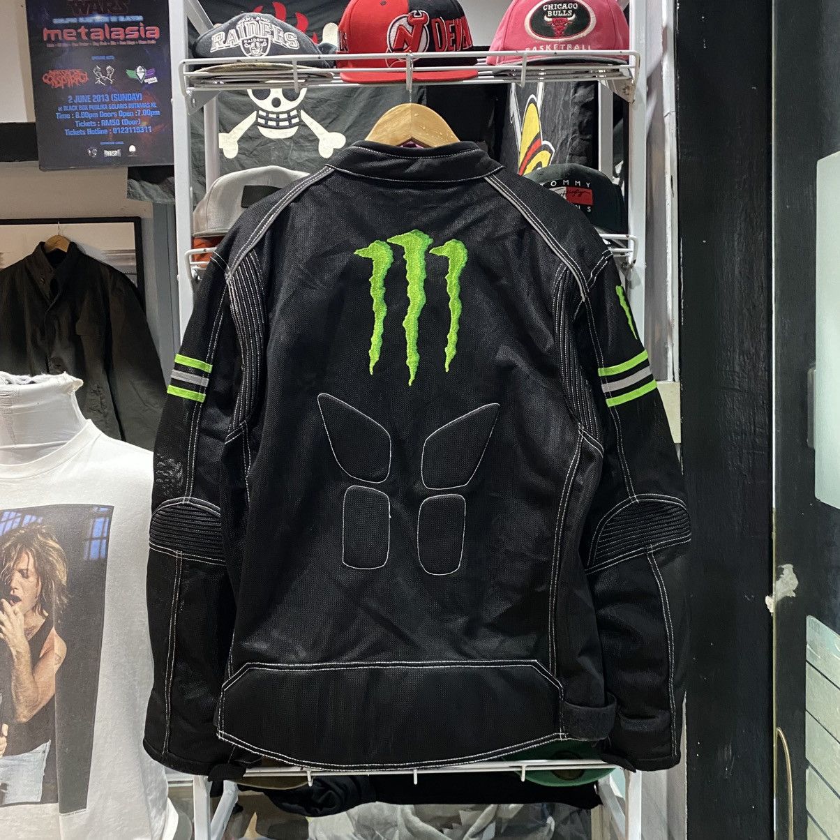 Other Vintage Monster Energy Racing Jacket Moto Bomber Size US XL / EU 56 / 4 - 2 Thumbnail