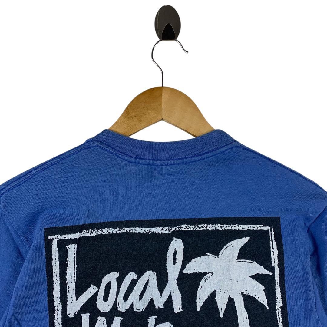 Vintage Vintage 90s LOCAL MOTION big logo back hit Surfing tee Size US S / EU 44-46 / 1 - 10 Thumbnail