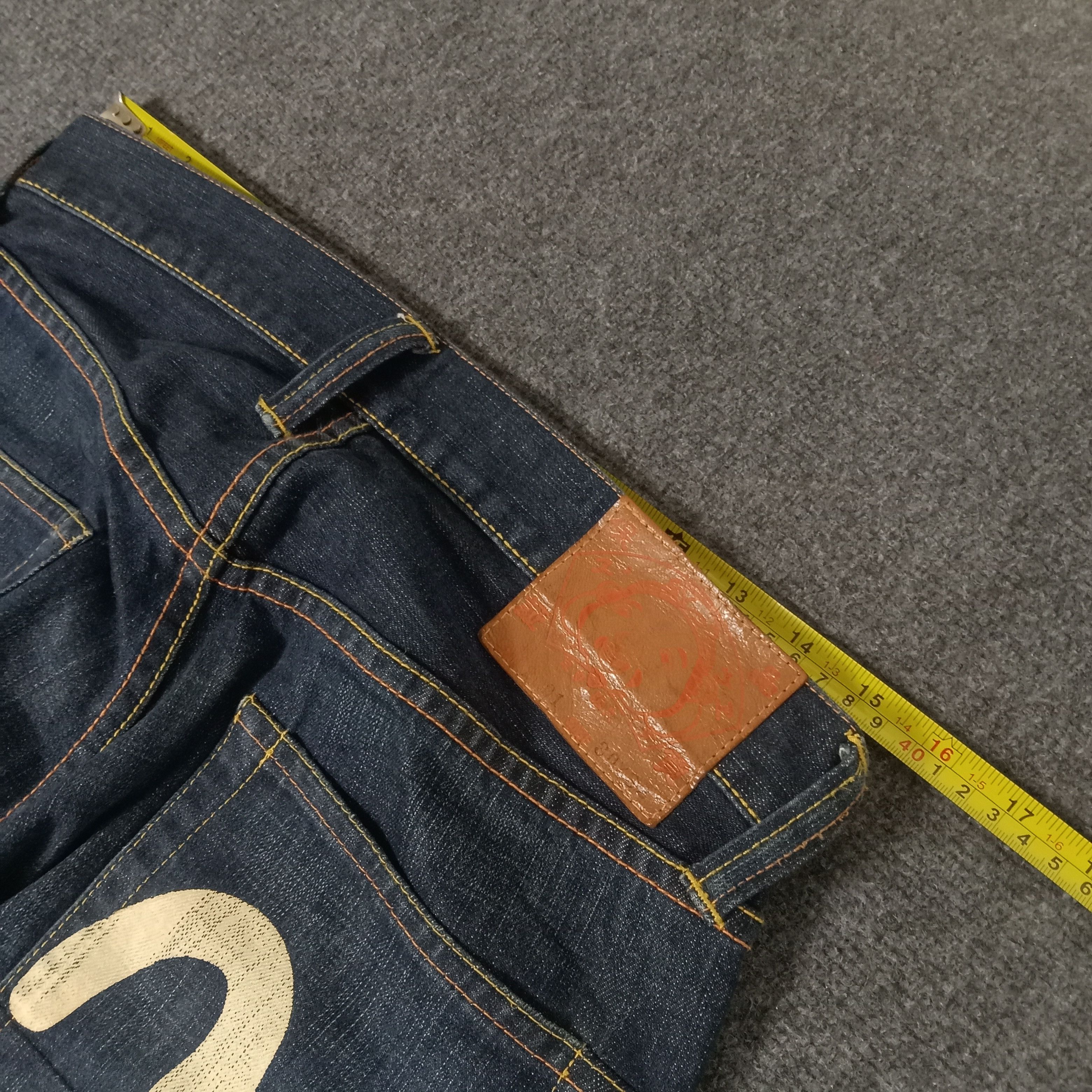 Evisu × Japanese Brand × Vintage Evisu Japanese Brand Daicock Custom Art Denim Jeans Size US 30 / EU 46 - 7 Thumbnail