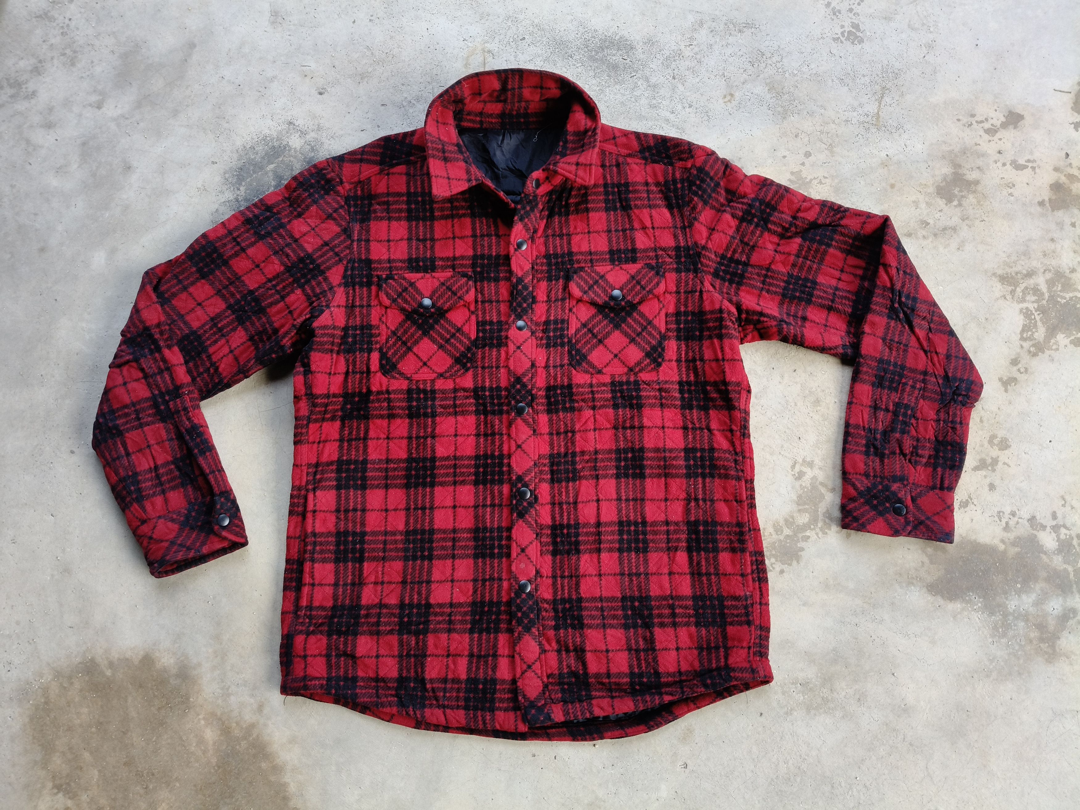 Flannel × Uniqlo Uniqlo Quilted Flannel Fleece Button Size US M / EU 48-50 / 2 - 3 Thumbnail