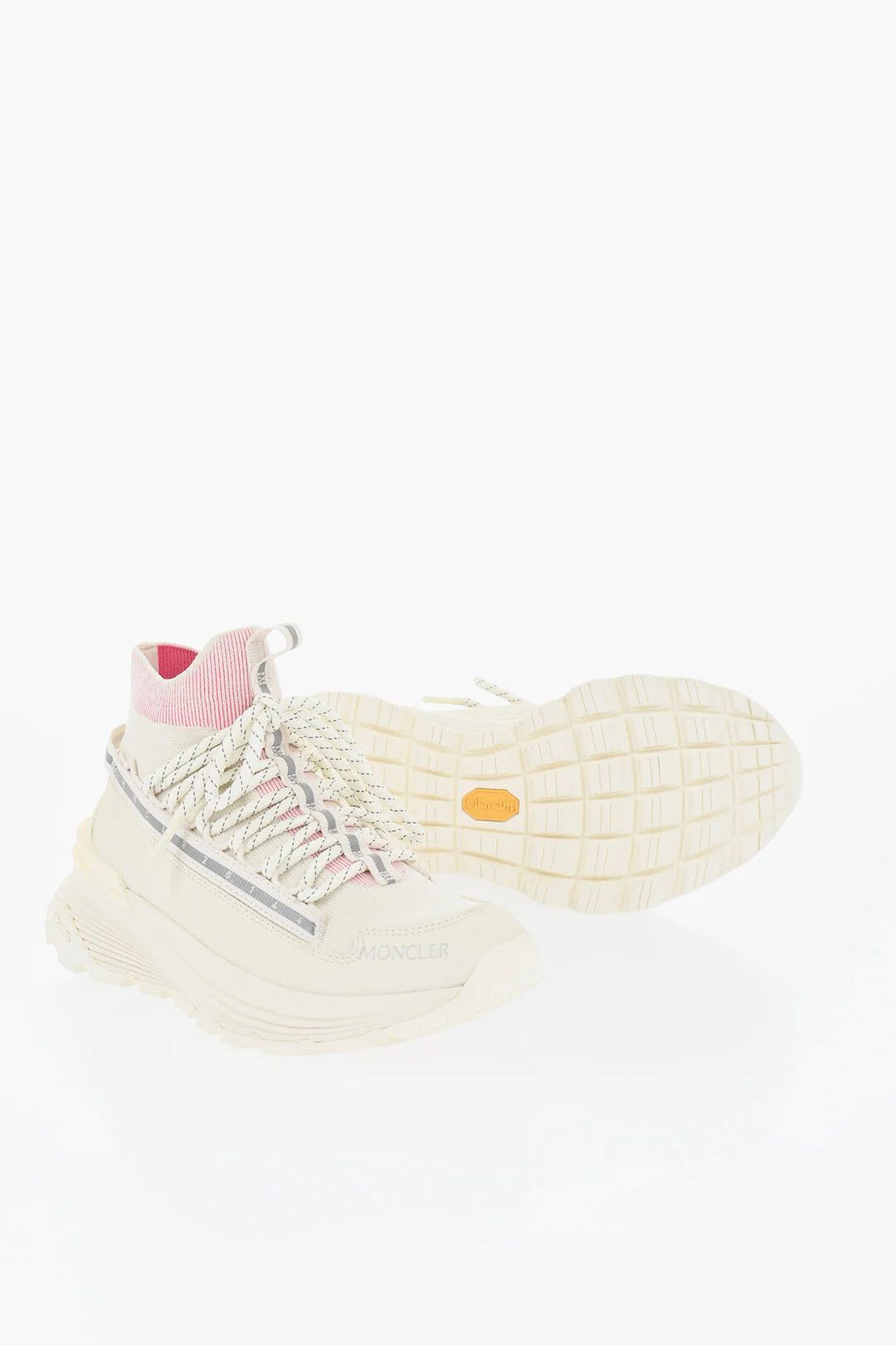 Moncler og1mm0426 Mid-Top Sneakers in White Size US 5.5 / IT 35.5 - 3 Thumbnail