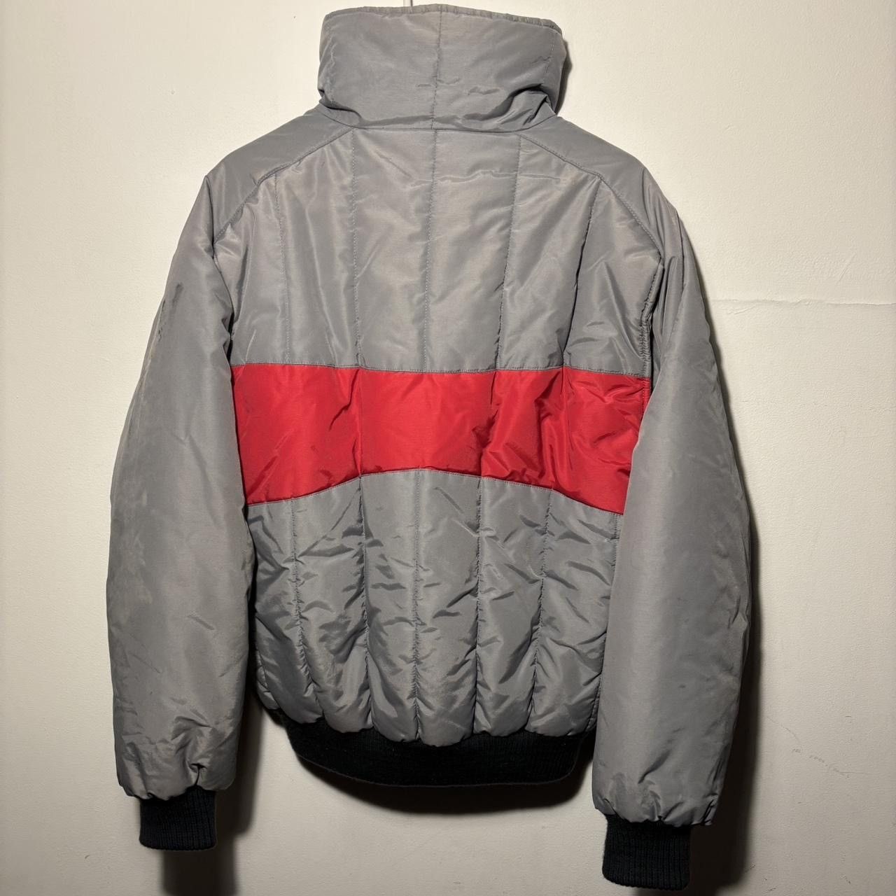 Vintage Early 2000s Eagle Pass Grey and Red Puffer Down Jacket Size US L / EU 52-54 / 3 - 2 Thumbnail