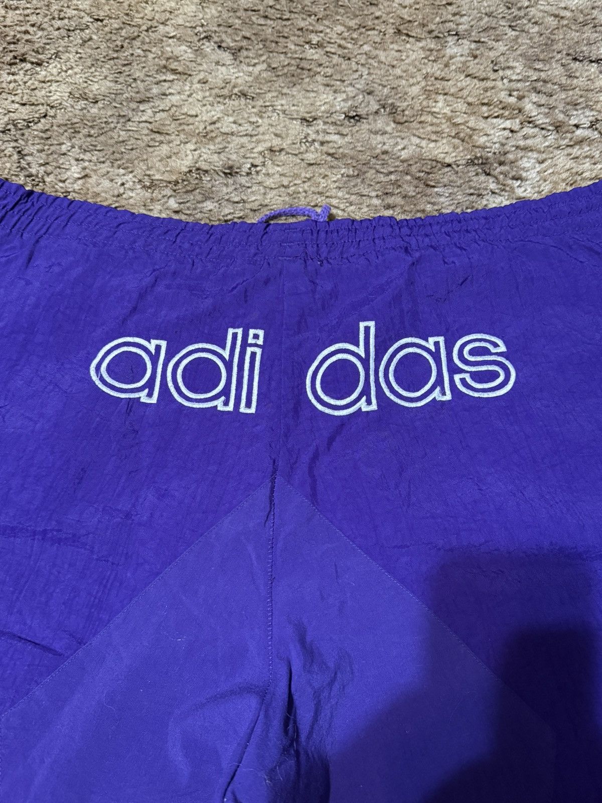 Adidas Vintage 80s Adidas Shorts Purple Medium Size US 38 / EU 54 - 2 Thumbnail