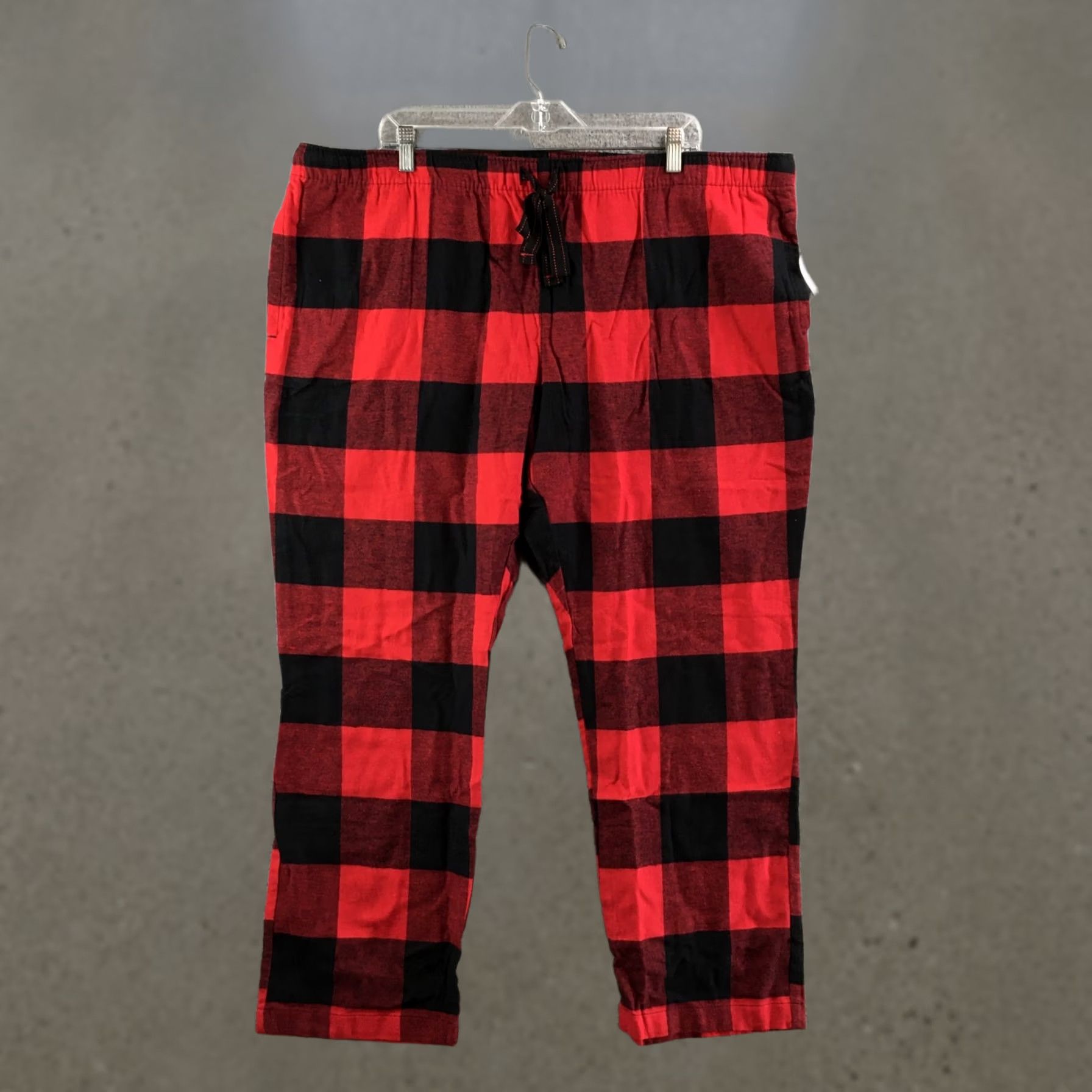 Old Navy Old Navy Pants Mens 2XL Red Plaid Pajama Drawstring Elastic Waist Lounge Pants Size US 39 - 1 Thumbnail