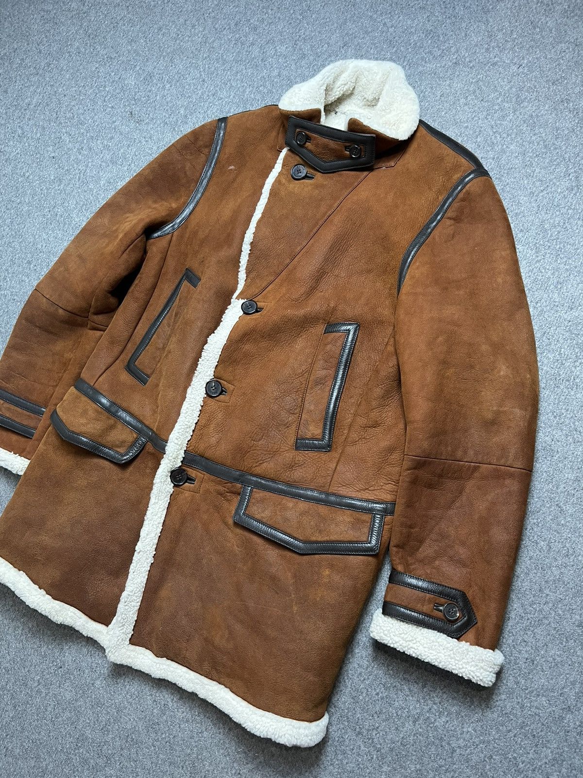Bally Bally Lamb Shearling leather jacket Size US S / EU 44-46 / 1 - 3 Thumbnail