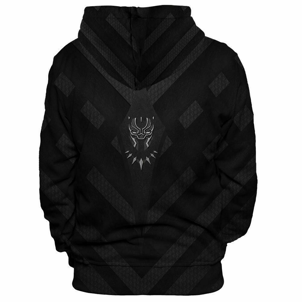 The Unbranded Brand Black Panther Wakanda Forever Hip Hop Hoodie Sweater Size US M / EU 48-50 / 2 - 2 Thumbnail